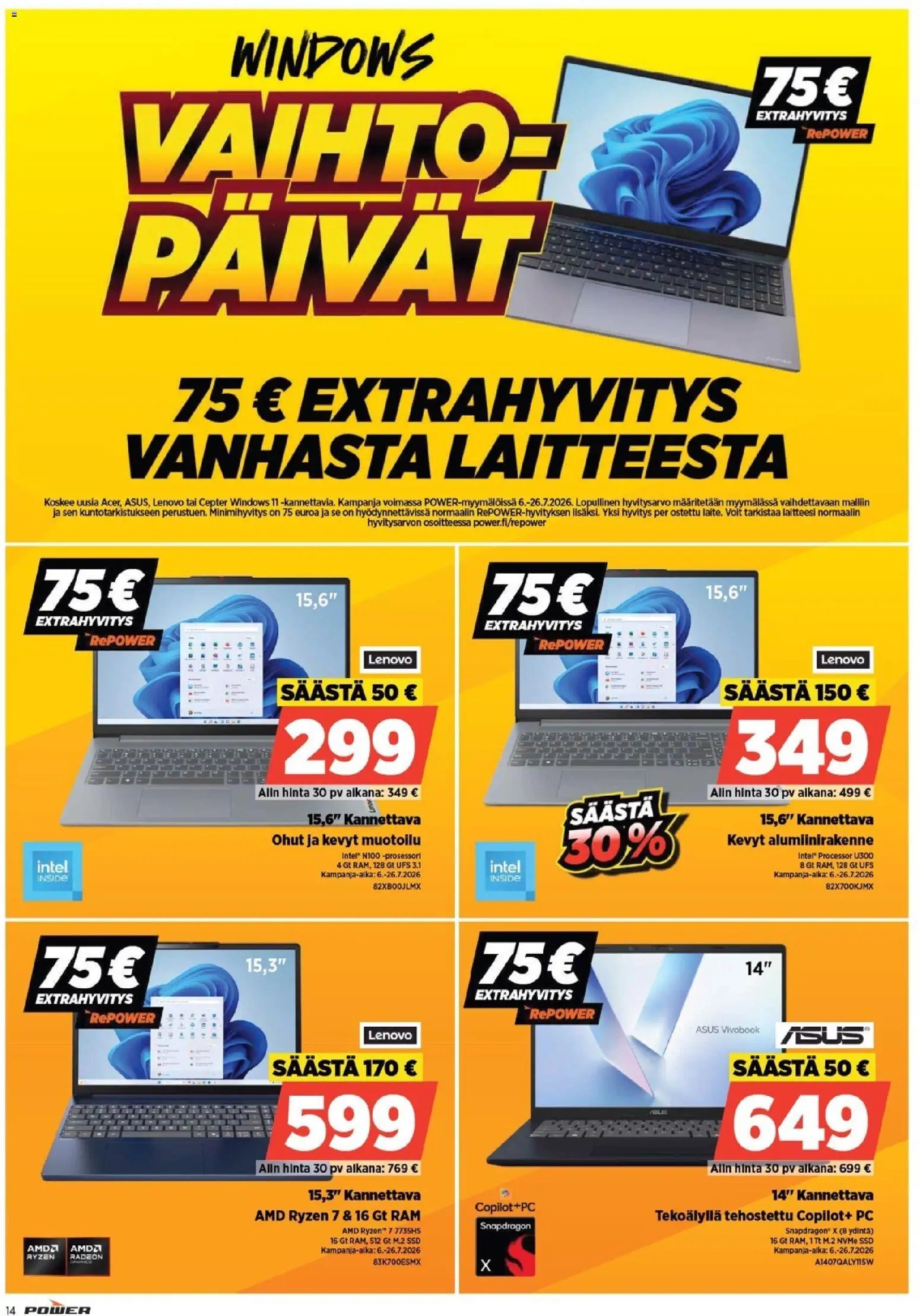 Power tarjoukset