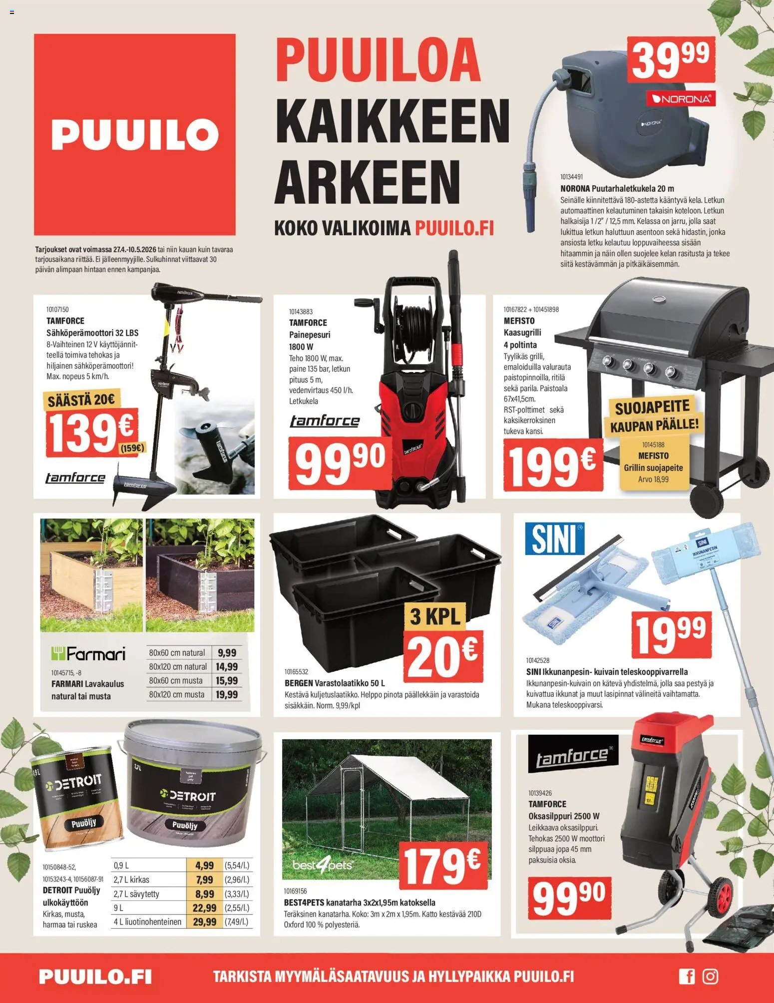 Puuilo tarjoukset