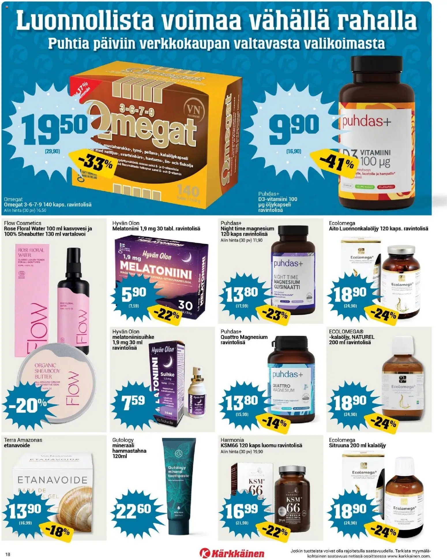 Kärkkäinen tarjoukset