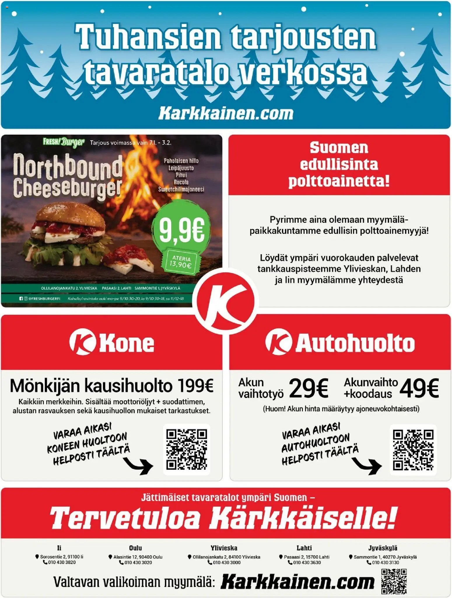 Kärkkäinen tarjoukset