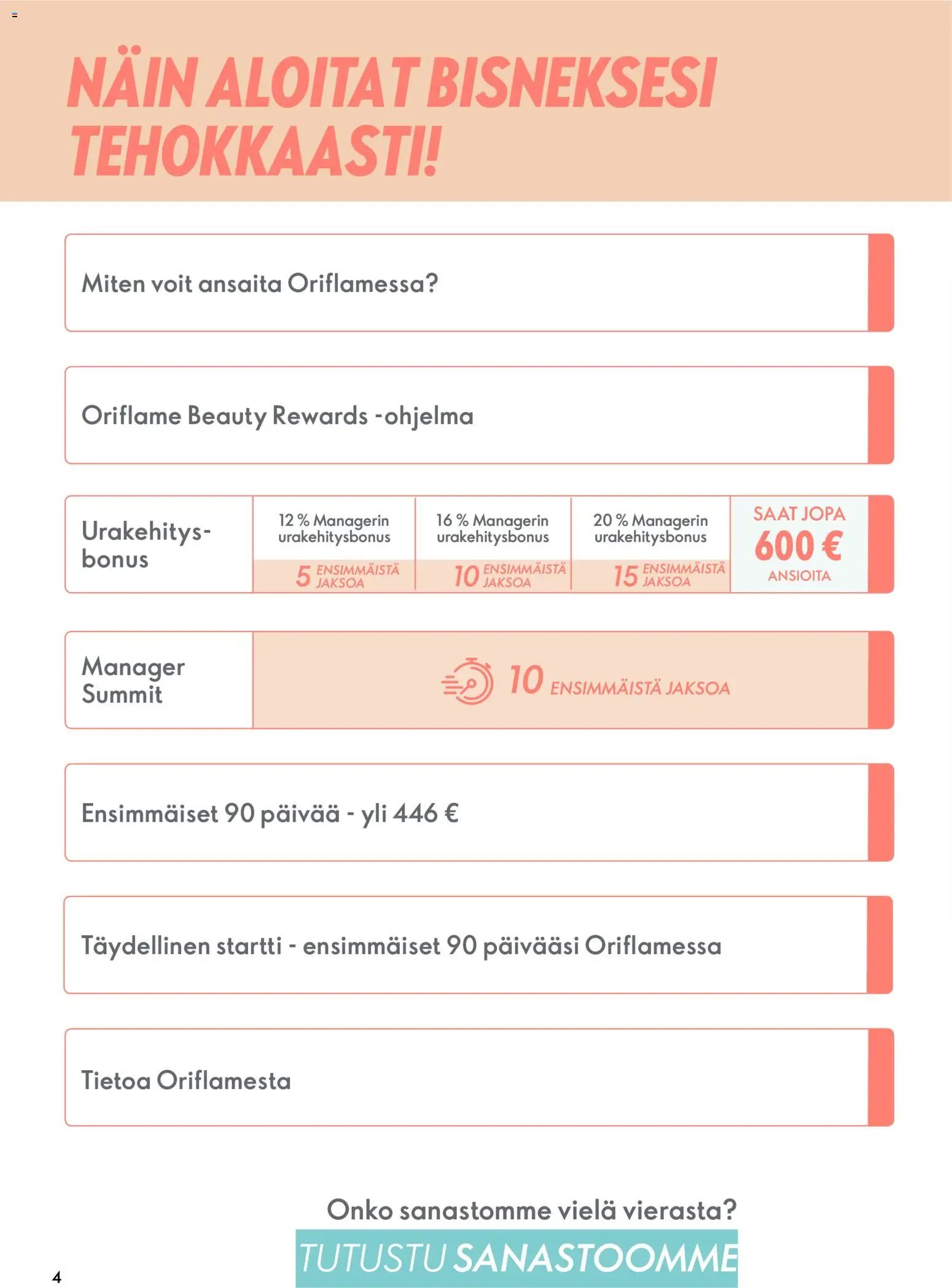 Oriflame - Täydellinen Startti
