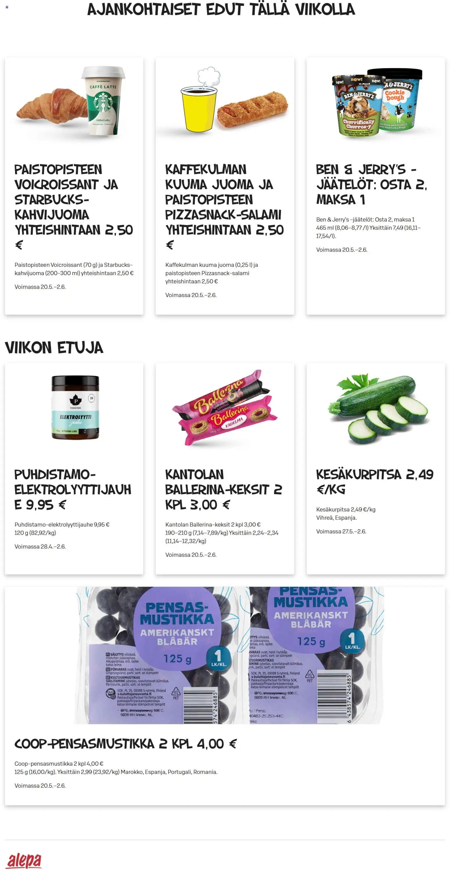 Alepa tarjoukset