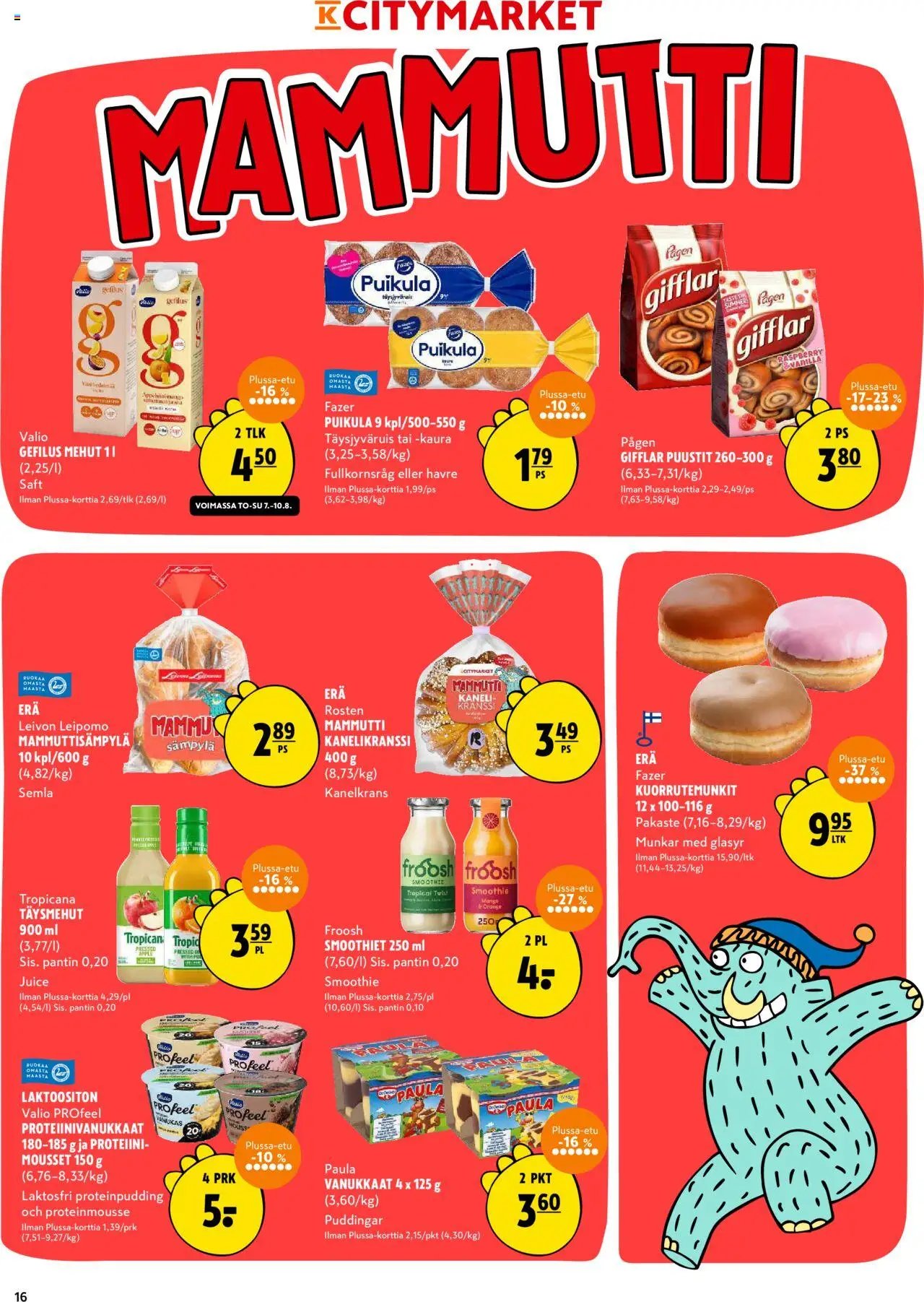 K-Citymarket tarjoukset (2025-08-07 - 2025-08-17)