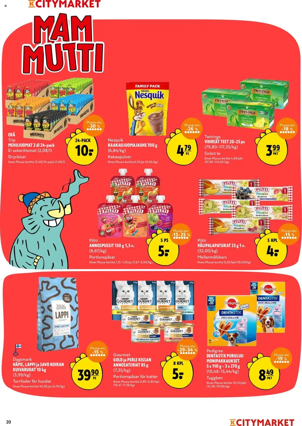 K-Citymarket tarjoukset (2025-08-07 - 2025-08-17)