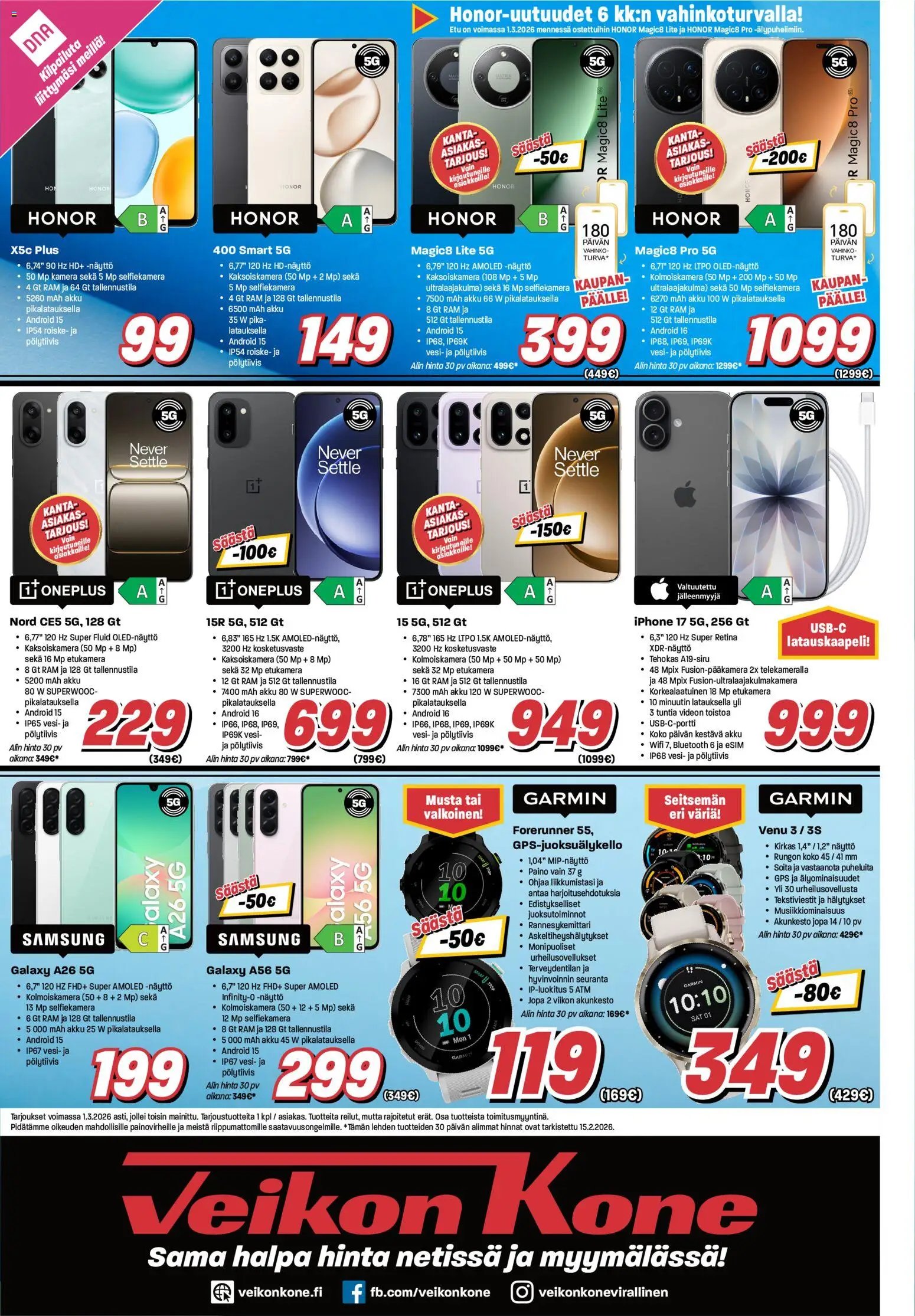 Veikon Kone tarjoukset