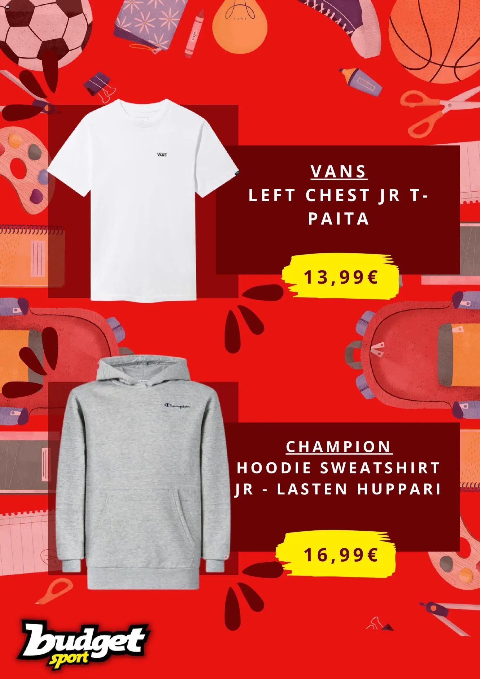 Budget Sport tarjoukset