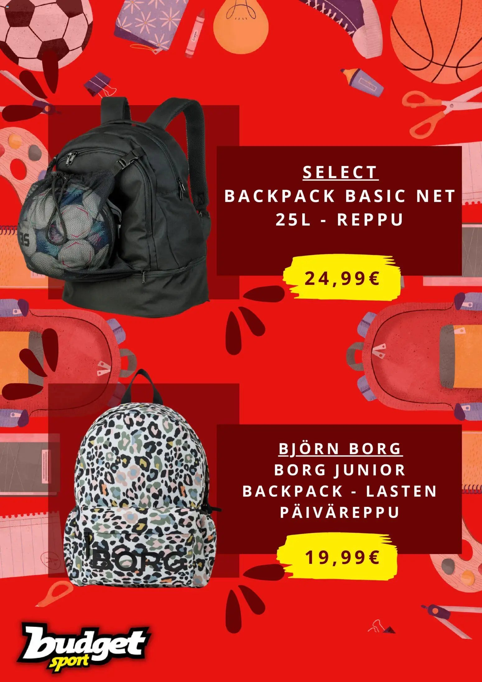 Budget Sport tarjoukset