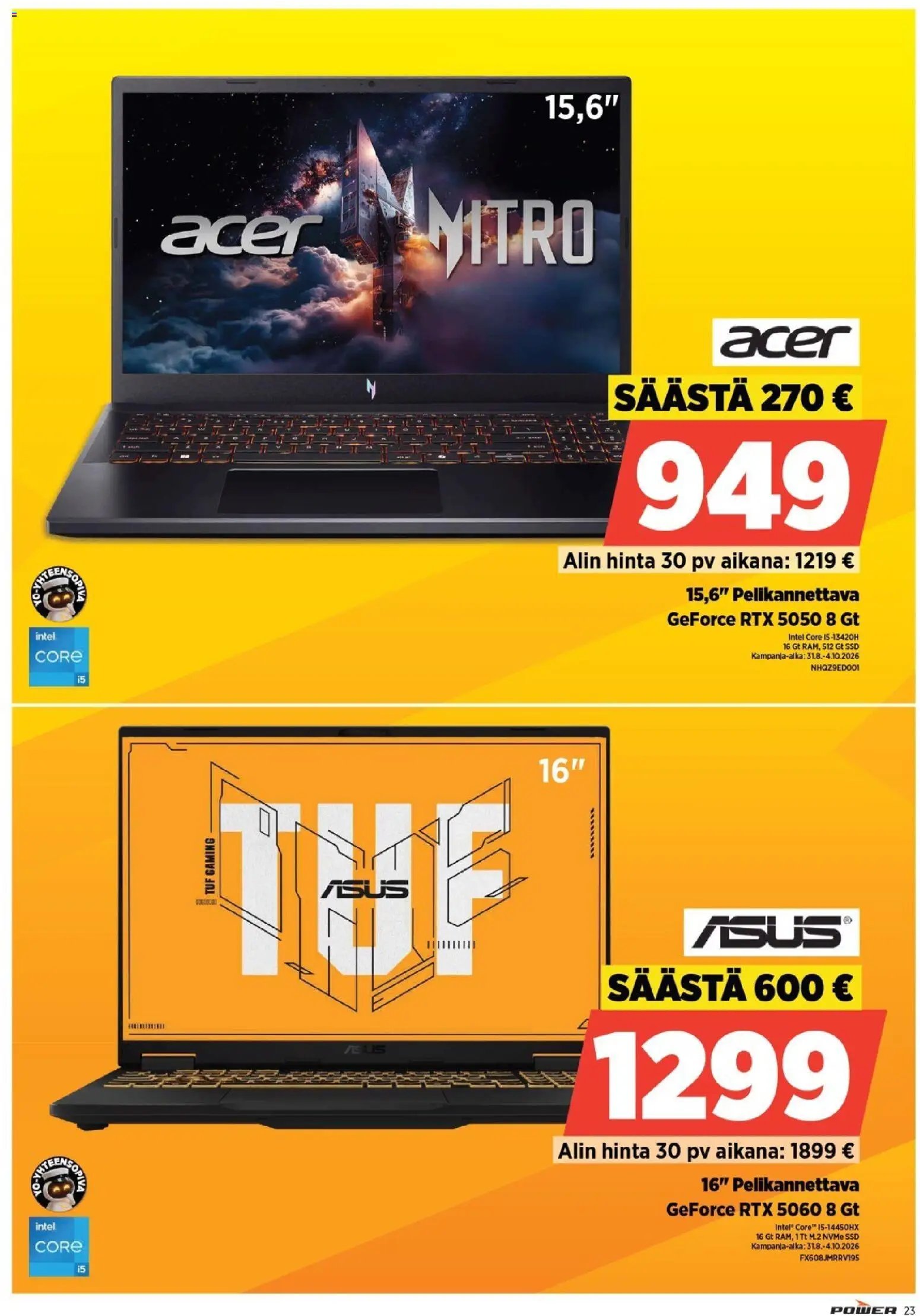 Power tarjoukset
