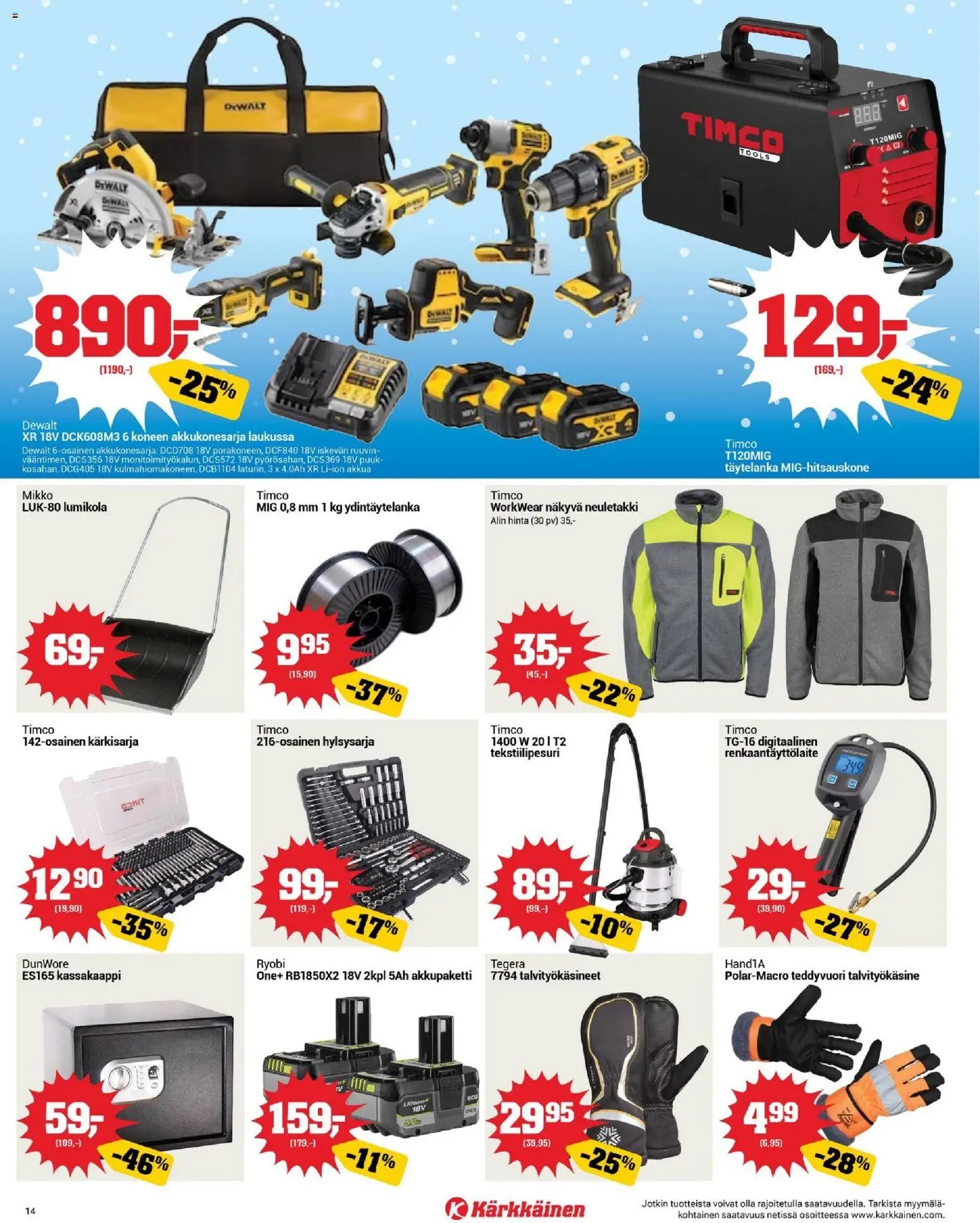 Kärkkäinen tarjoukset