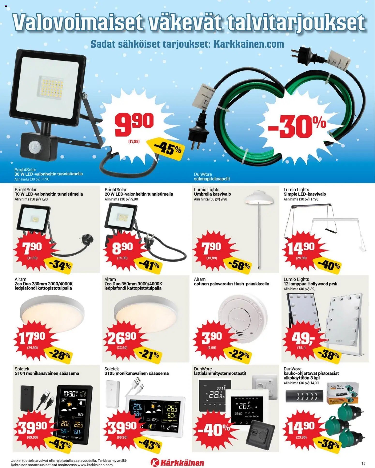 Kärkkäinen tarjoukset