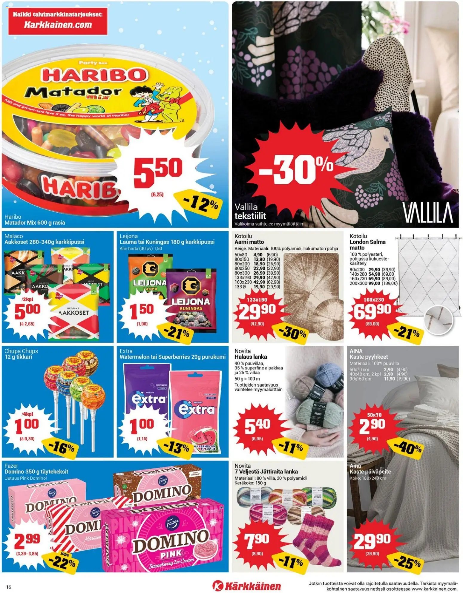 Kärkkäinen tarjoukset