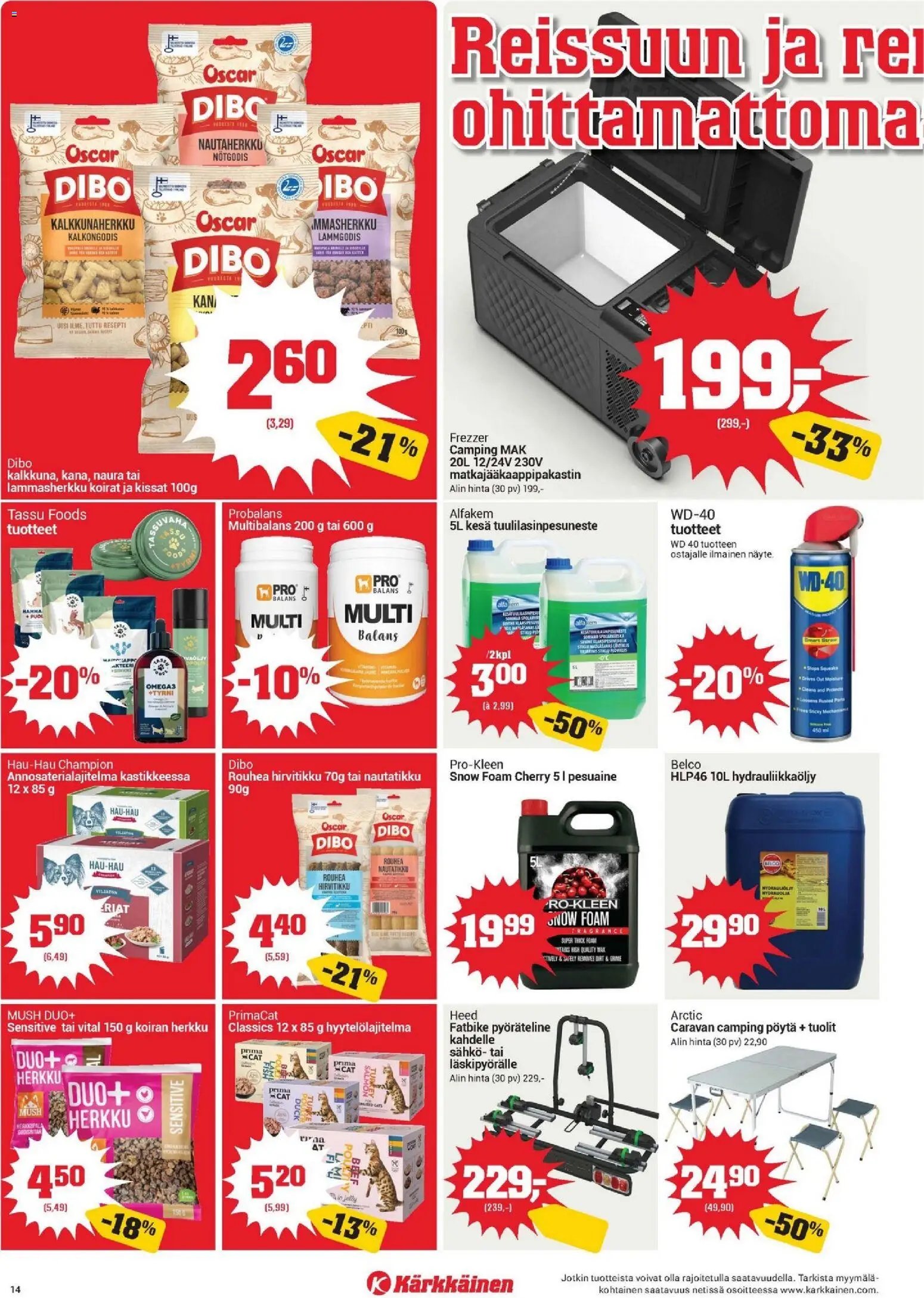 Kärkkäinen tarjoukset