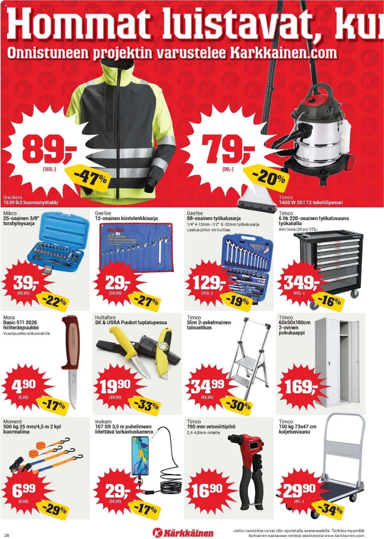 Kärkkäinen tarjoukset