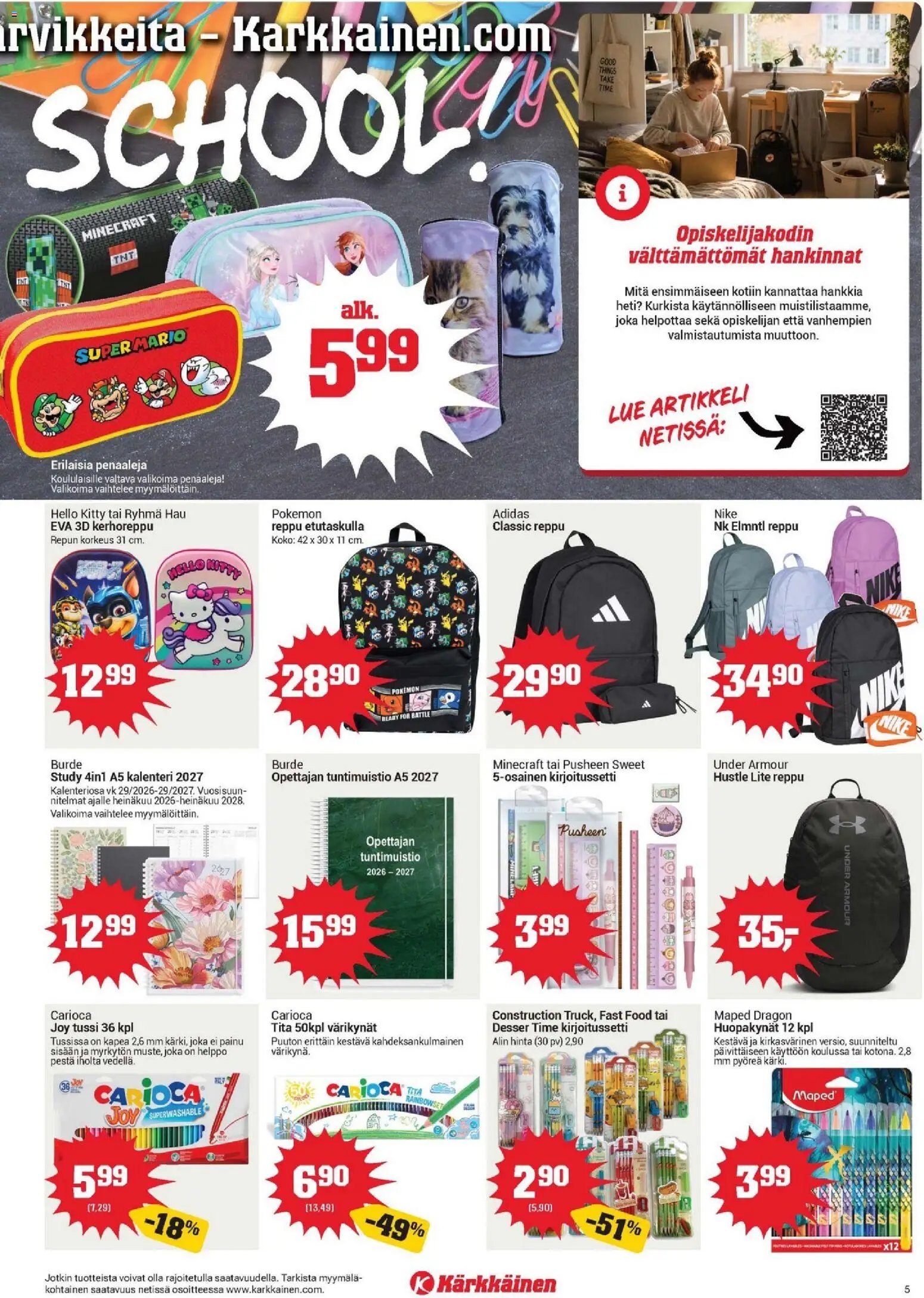 Kärkkäinen tarjoukset