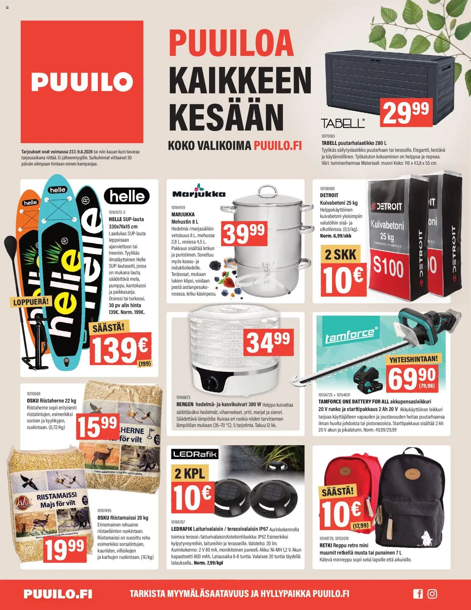 Puuilo tarjoukset