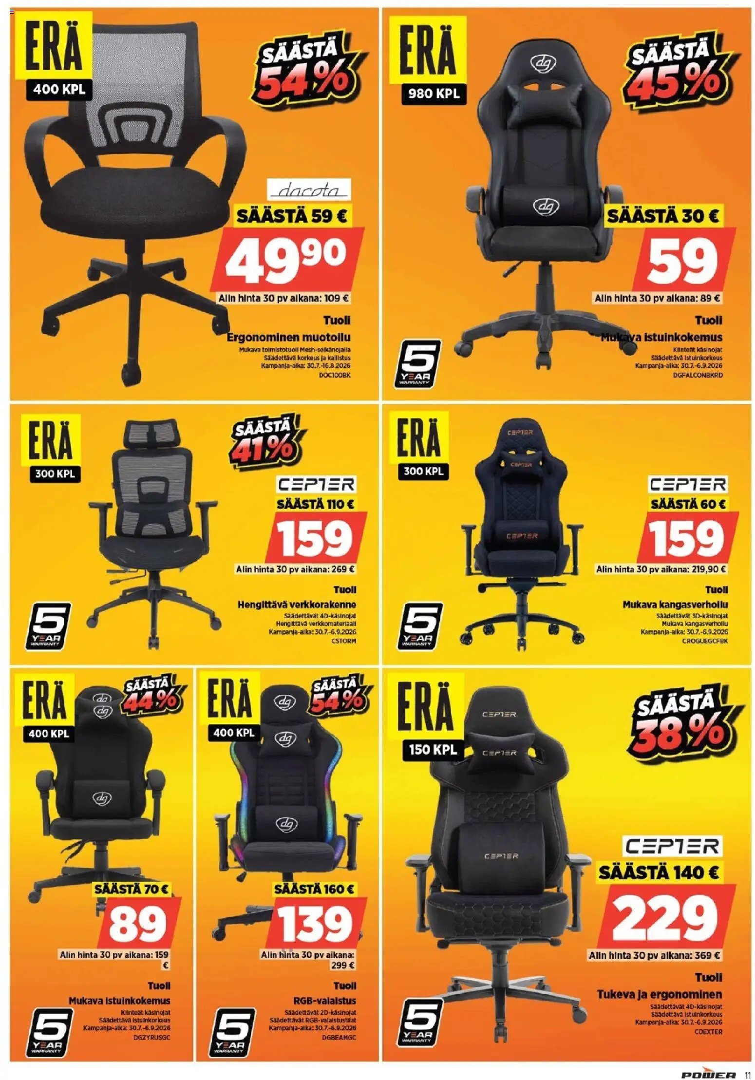 Power tarjoukset