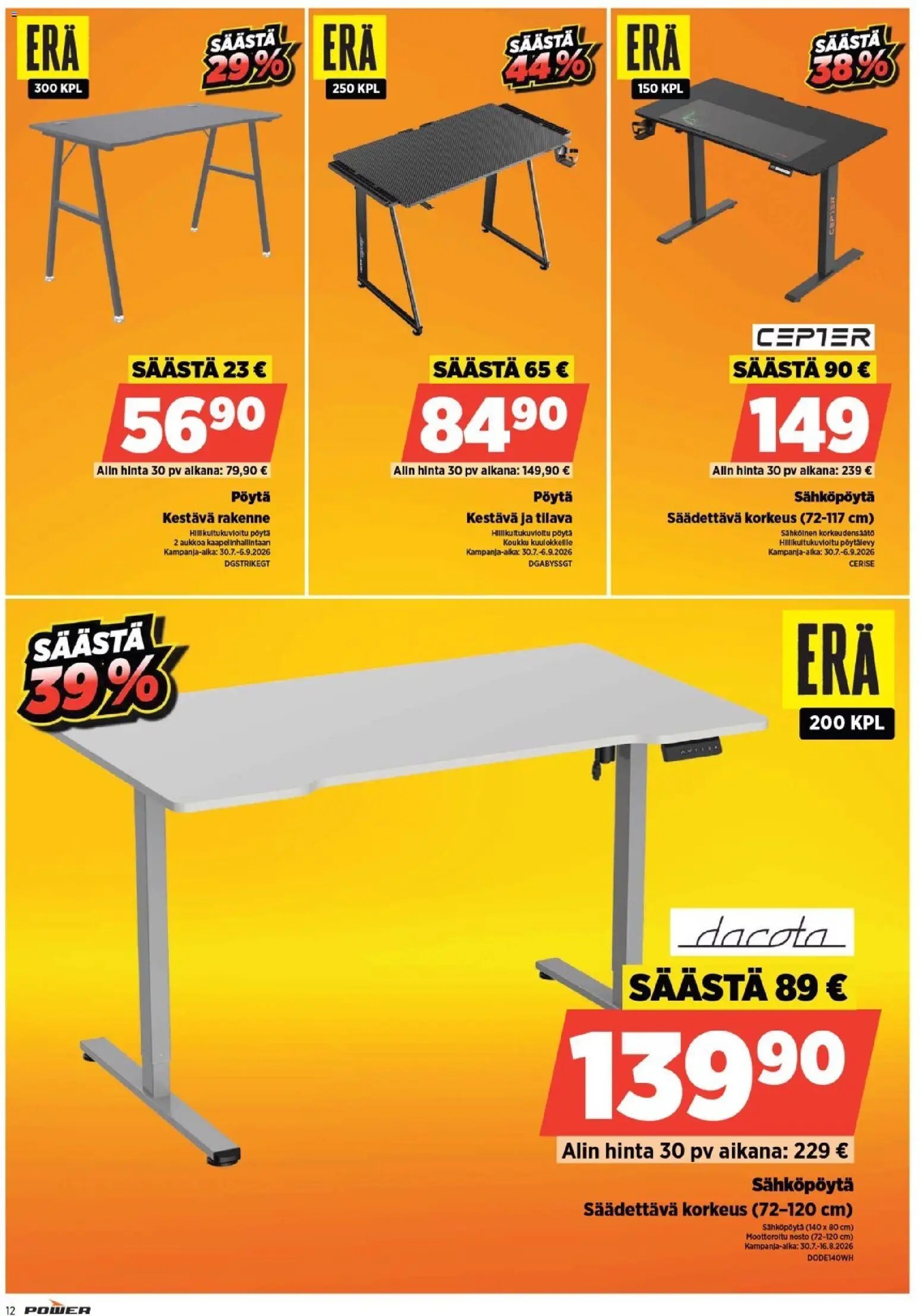 Power tarjoukset