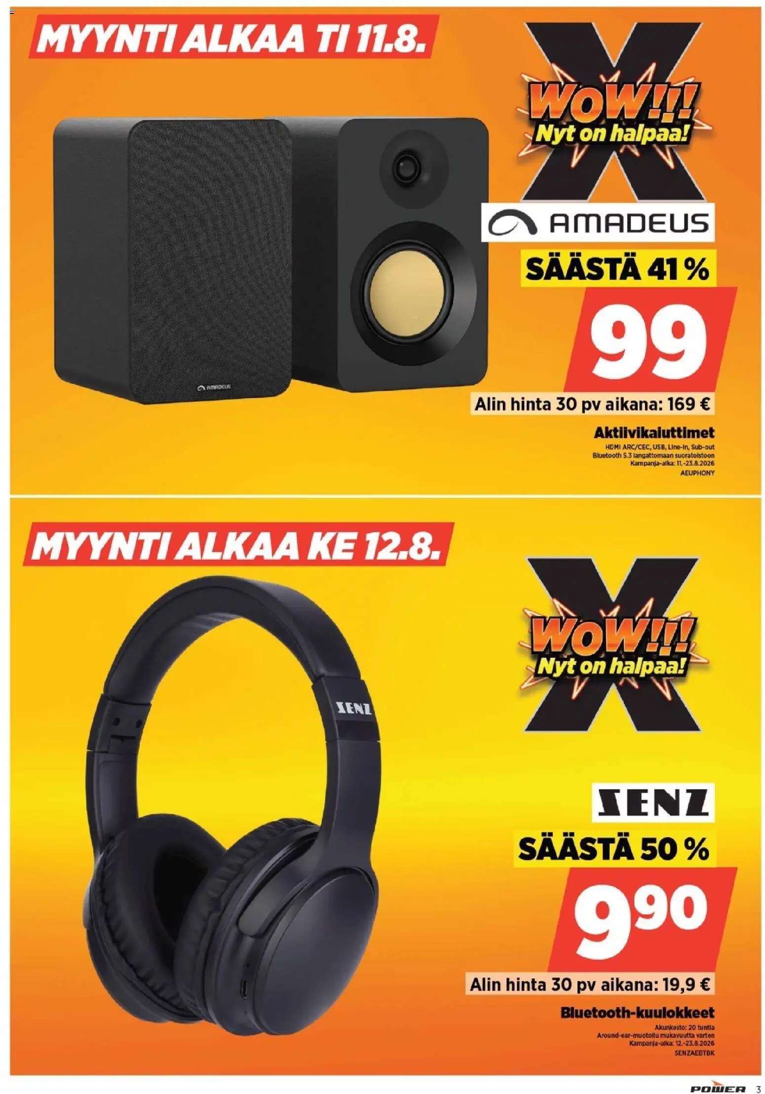 Power tarjoukset