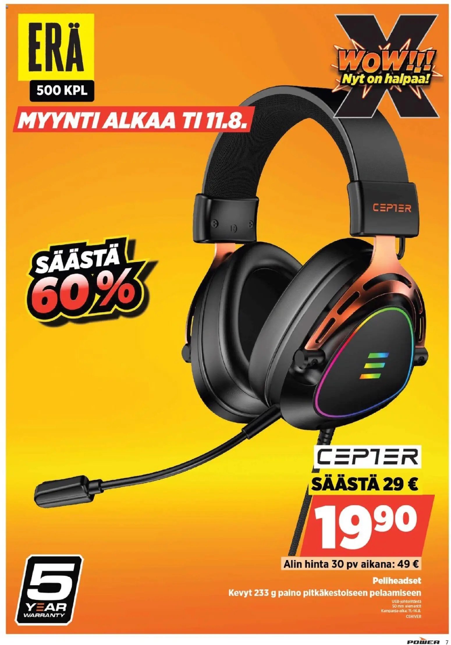 Power tarjoukset
