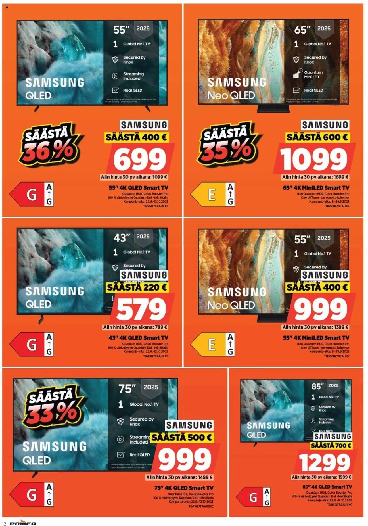 Power tarjoukset (2025-09-22 - 2025-09-29)