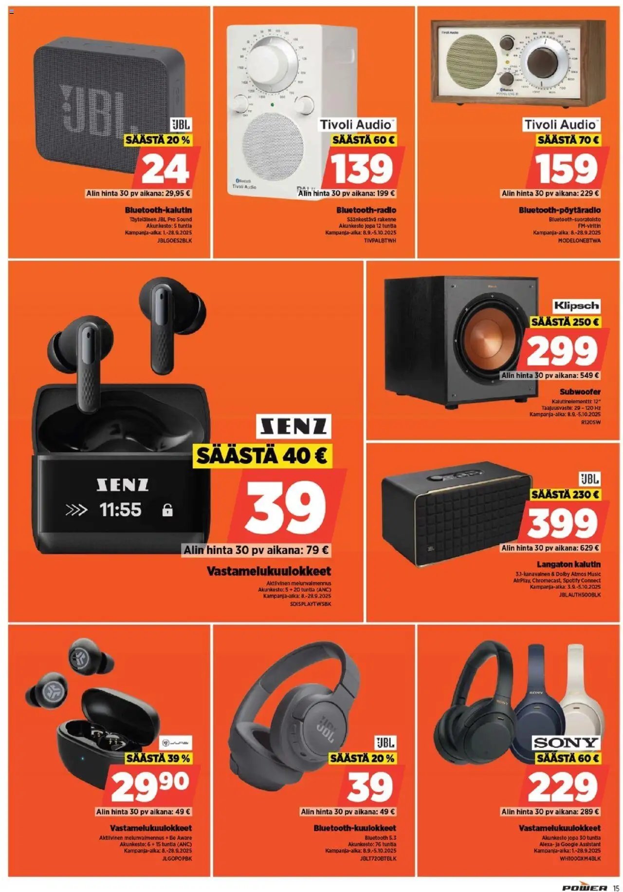 Power tarjoukset (2025-09-22 - 2025-09-29)