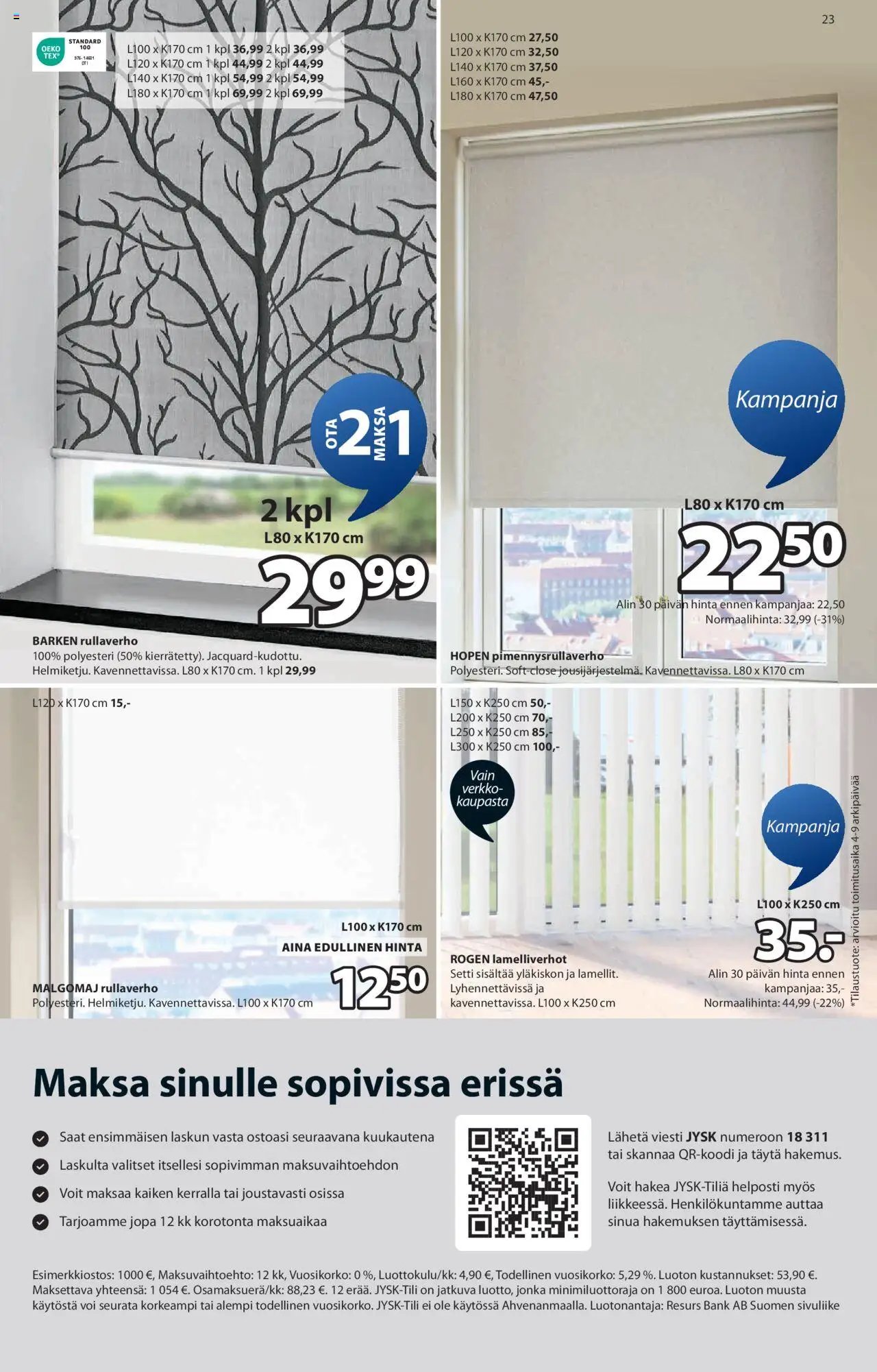 JYSK tarjoukset (2025-07-31 - 2025-08-13)