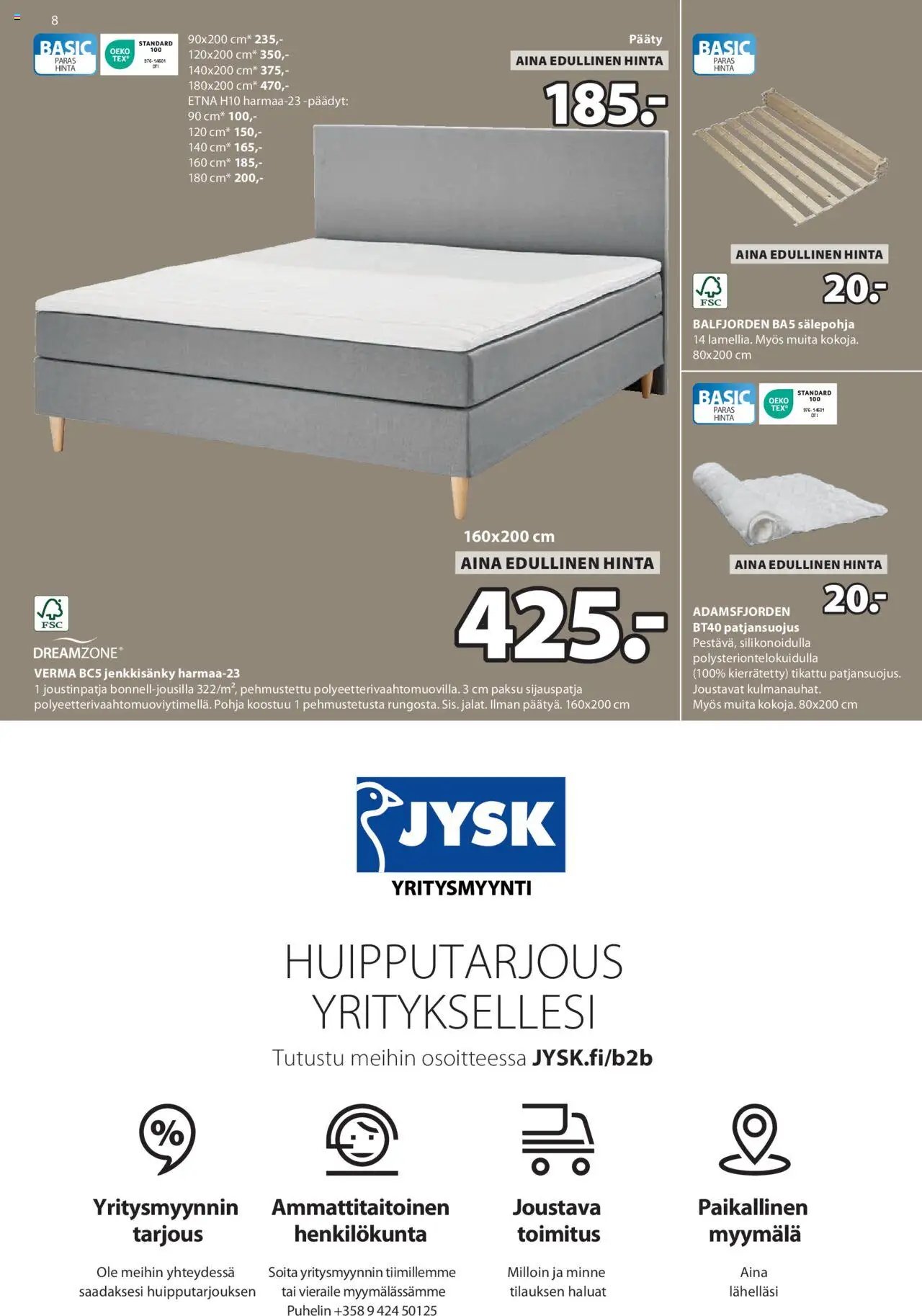JYSK tarjoukset (2025-07-31 - 2025-08-13)