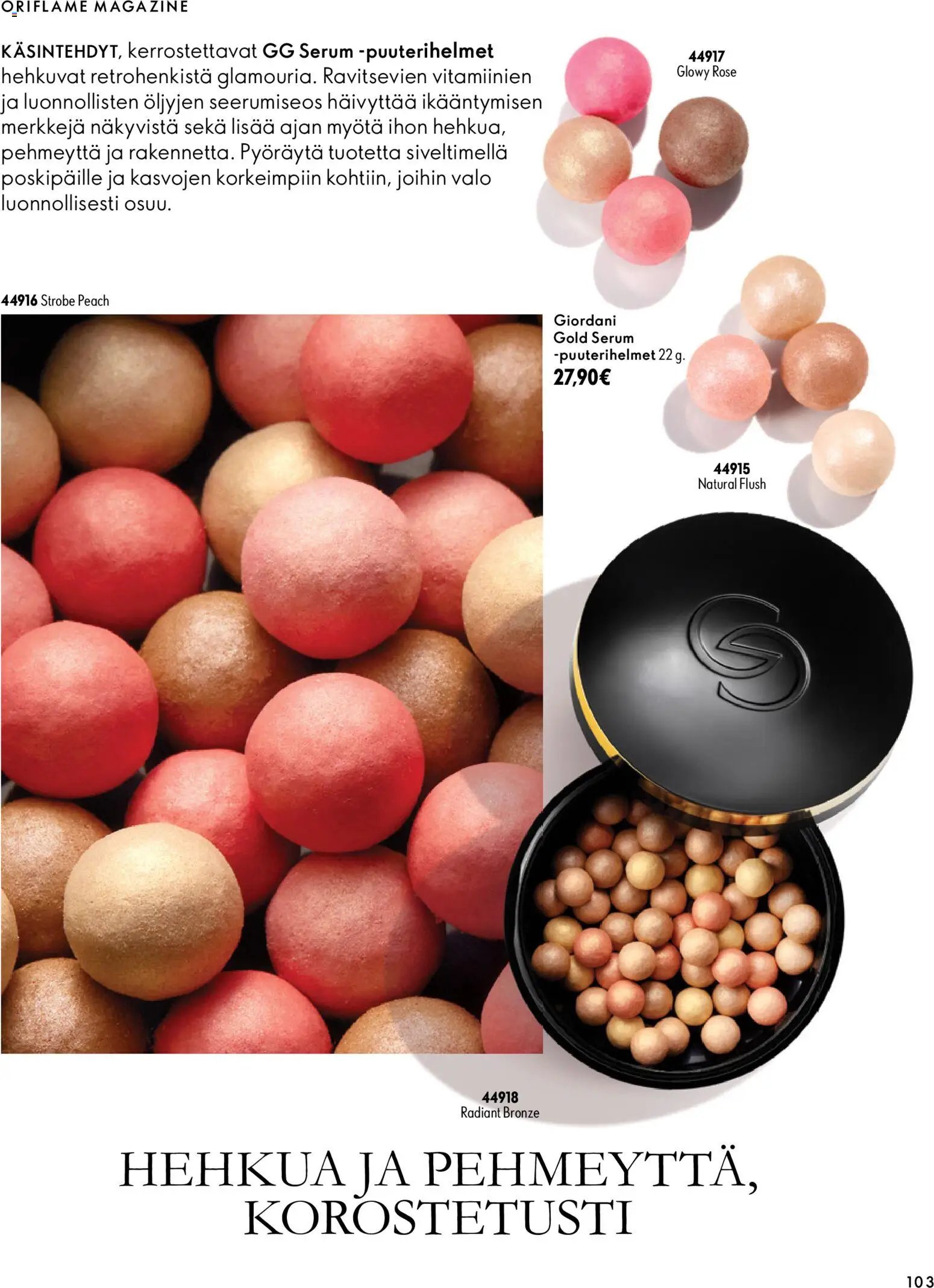Oriflame tarjoukset