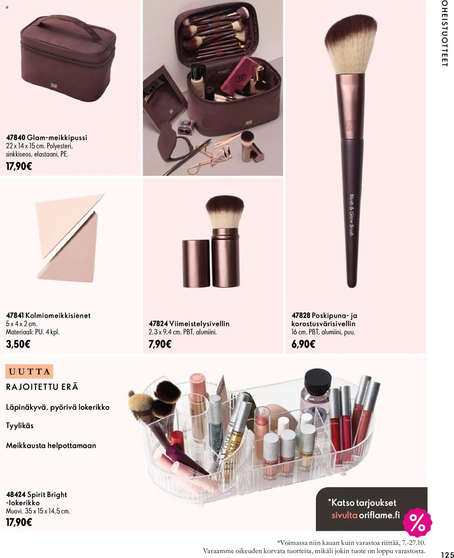 Oriflame tarjoukset