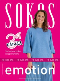 Sokos -  Emotion 3plus1 kuvasto syksy 2026