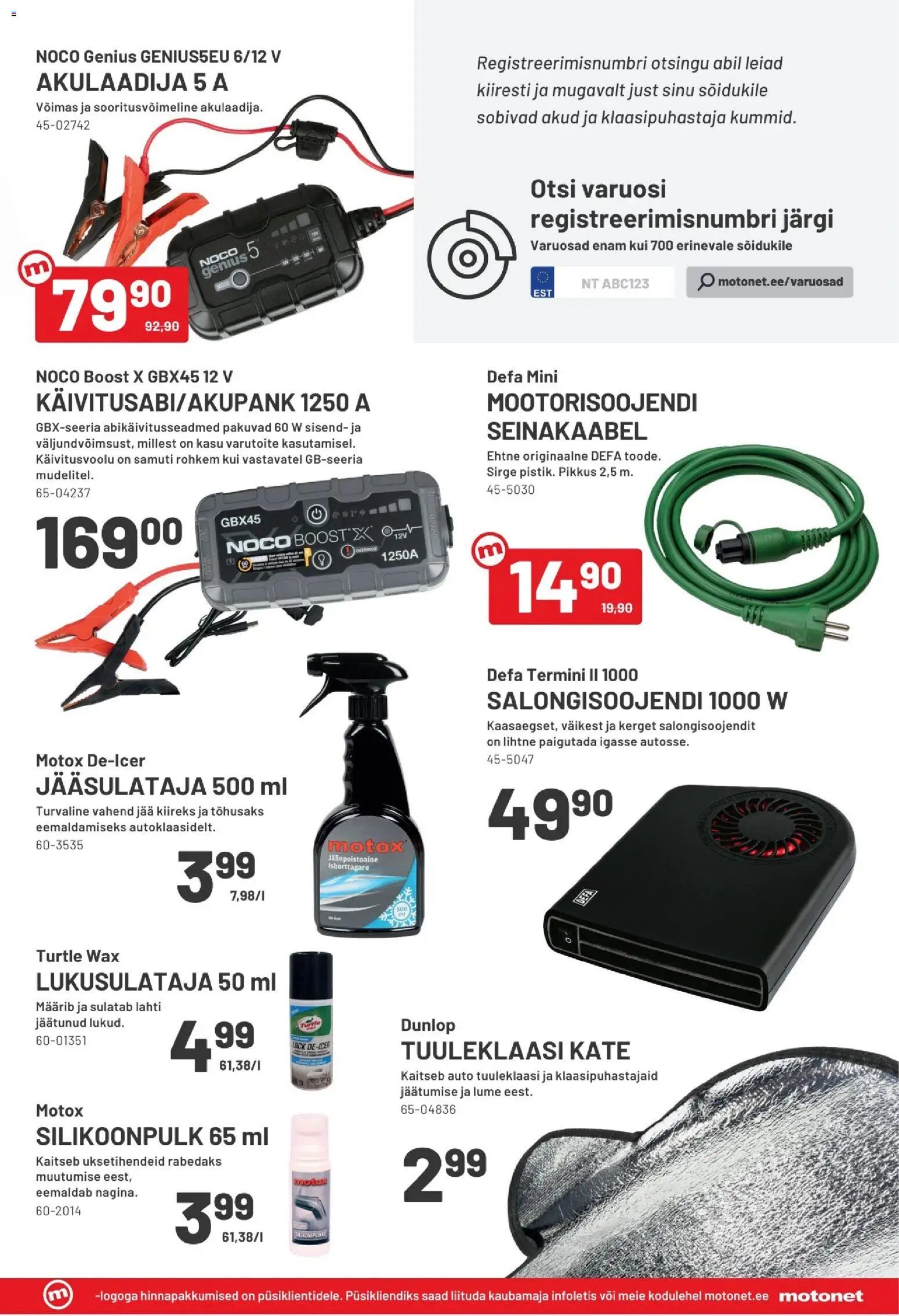 Motonet tarjoukset - Kas olukord on kontrolli all?