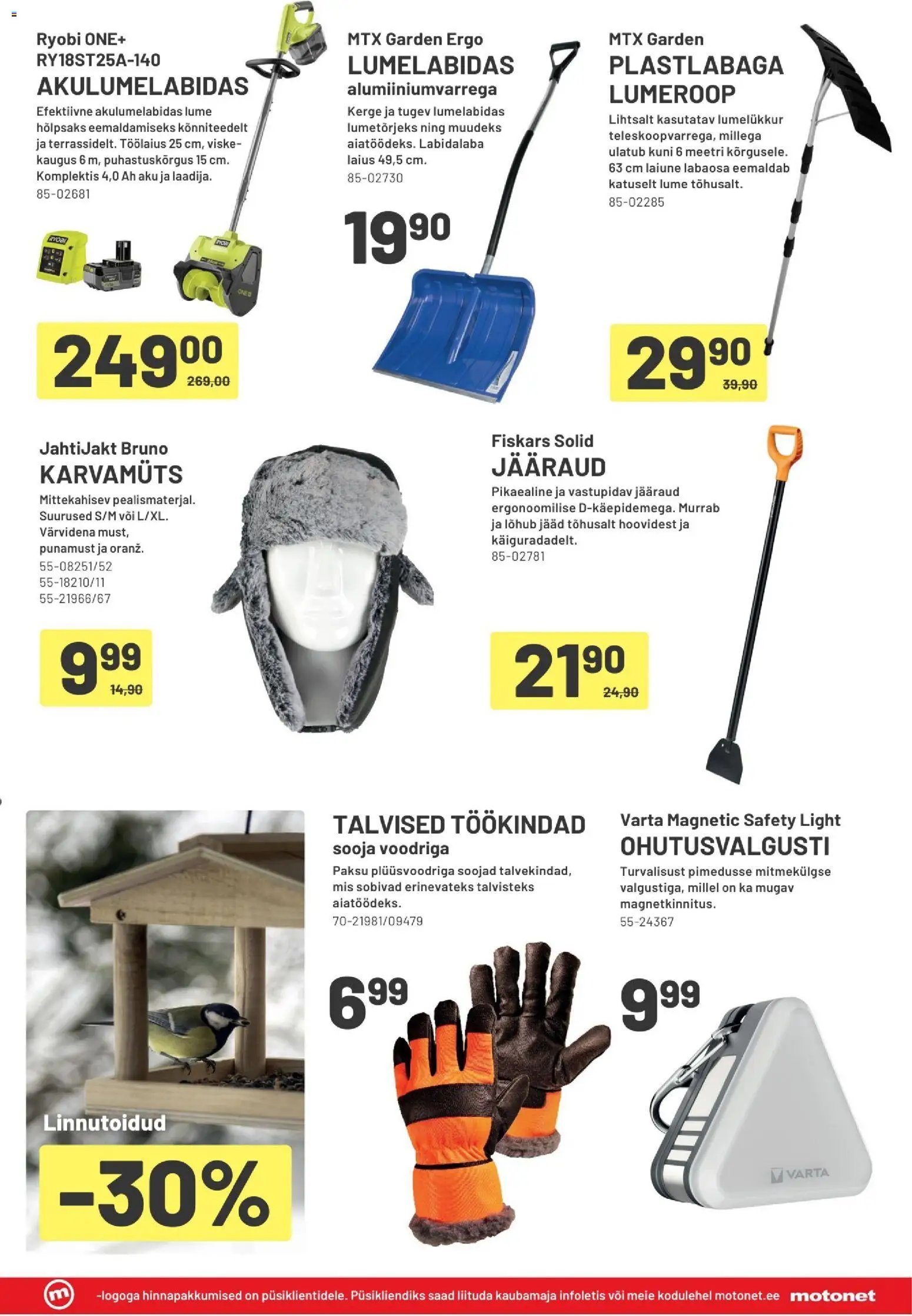 Motonet tarjoukset - Kas olukord on kontrolli all?