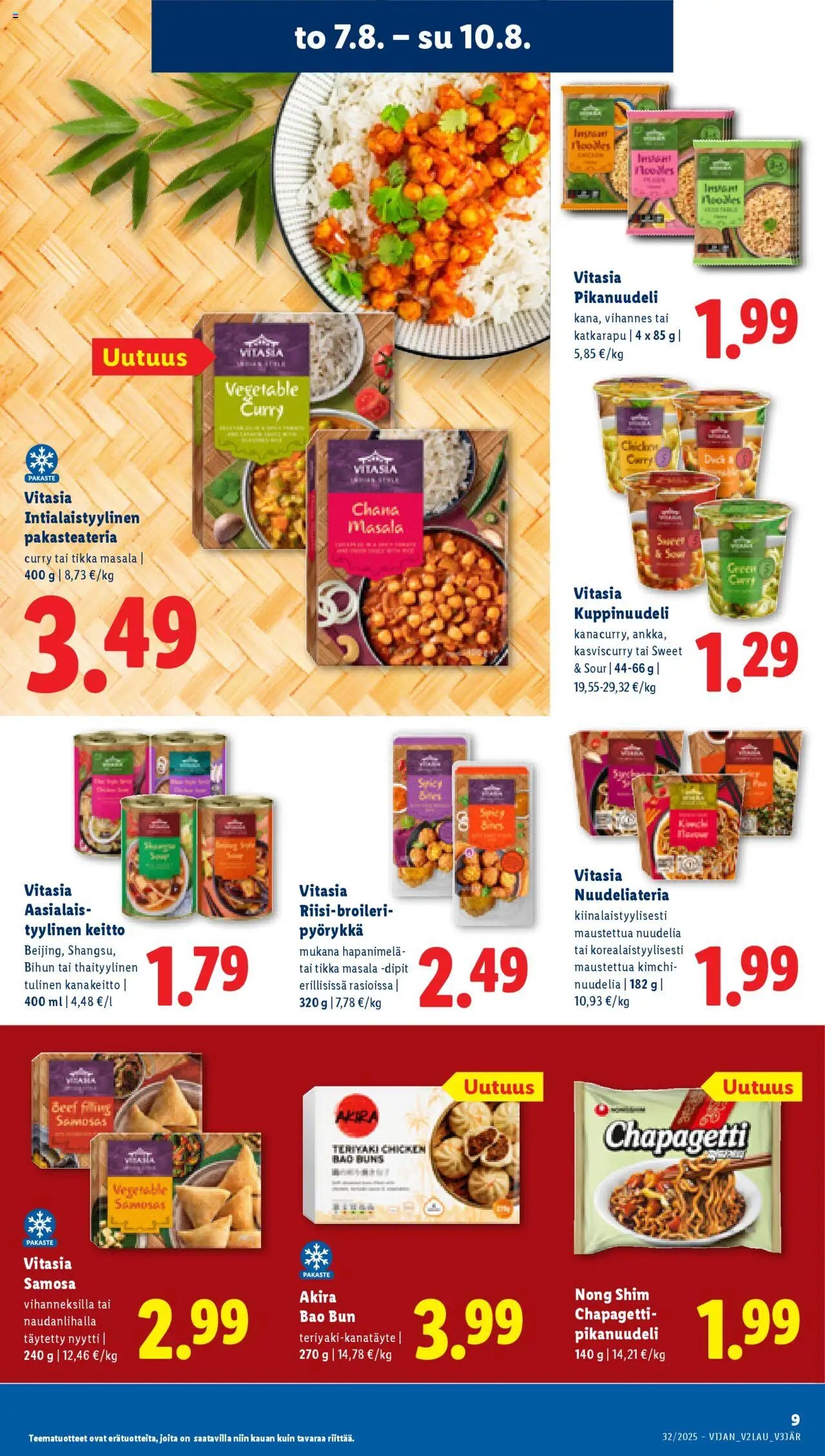 Lidl tarjoukset (2025-08-07 - 2025-08-13)
