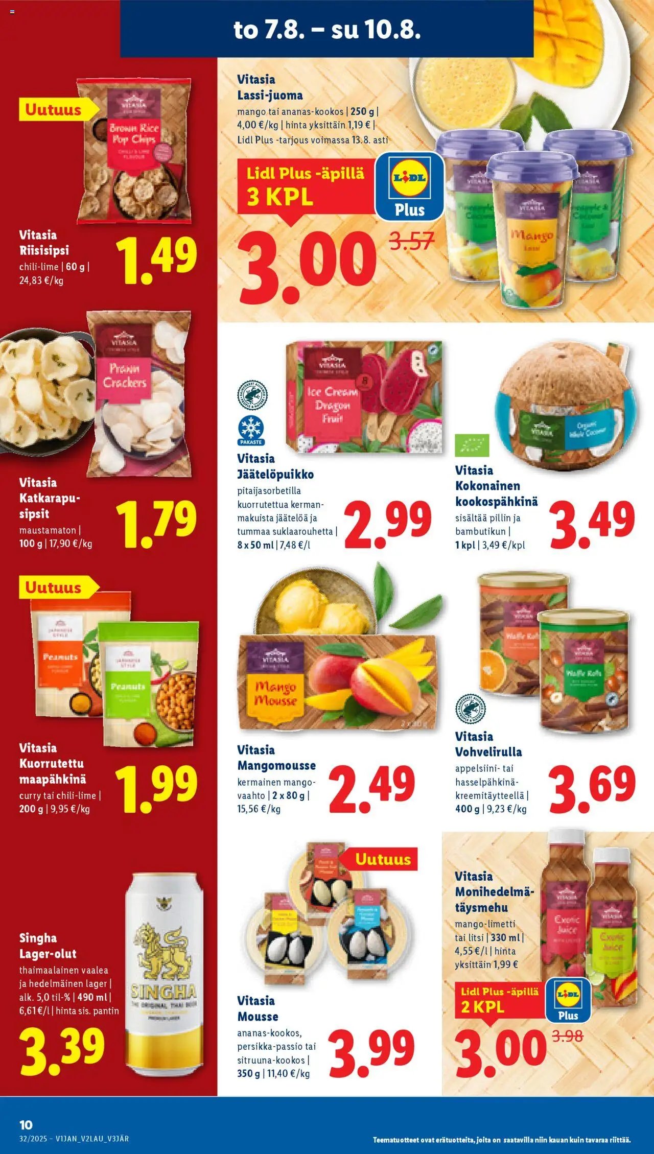 Lidl tarjoukset (2025-08-07 - 2025-08-13)
