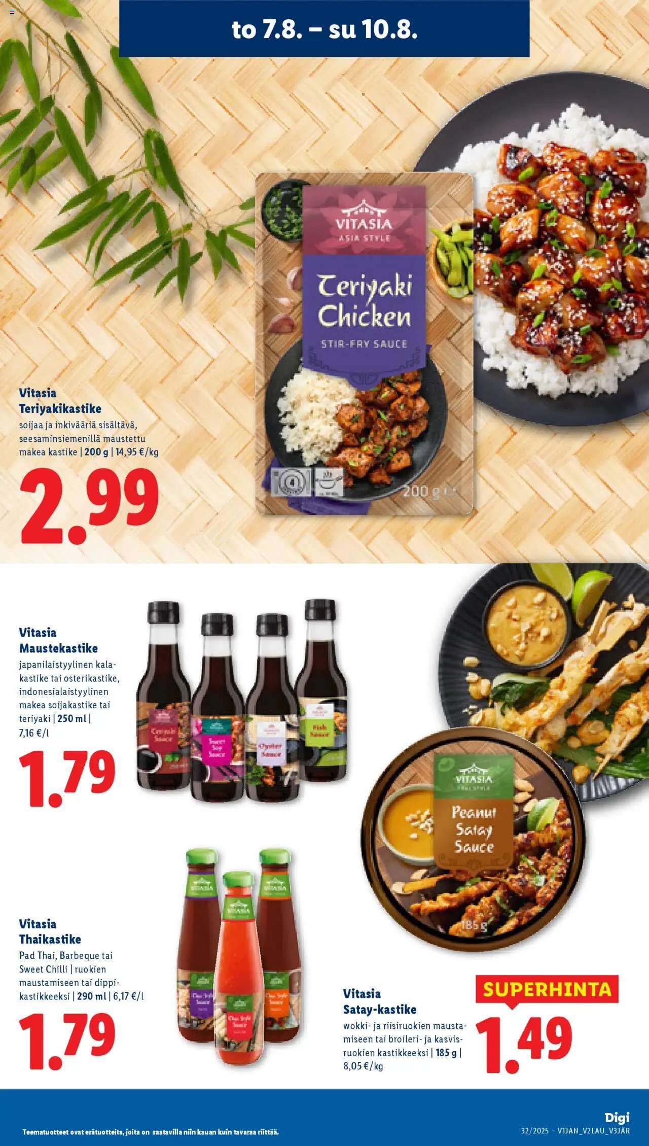 Lidl tarjoukset (2025-08-07 - 2025-08-13)