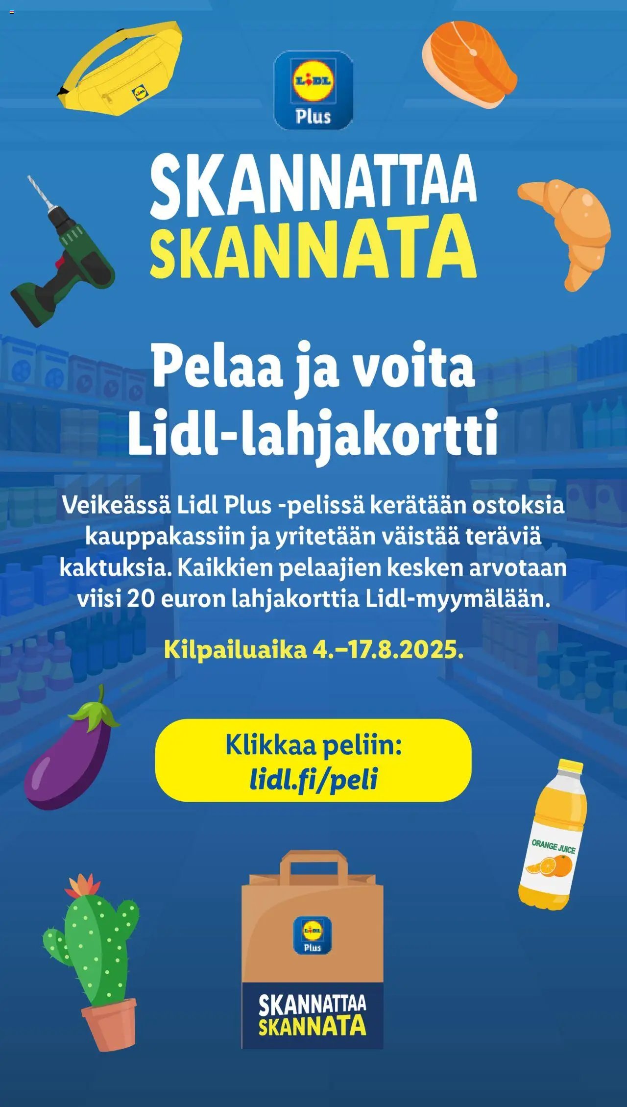Lidl tarjoukset (2025-08-07 - 2025-08-13)