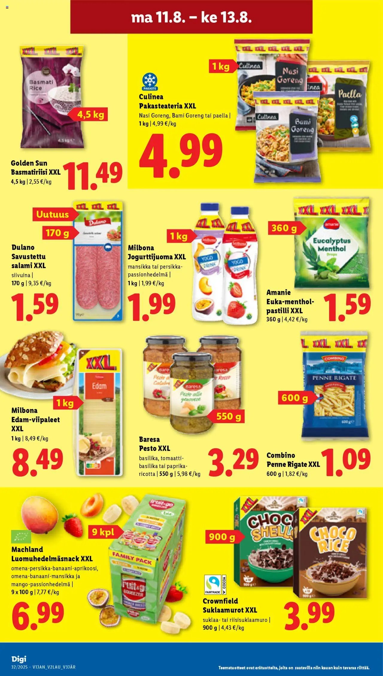 Lidl tarjoukset (2025-08-07 - 2025-08-13)