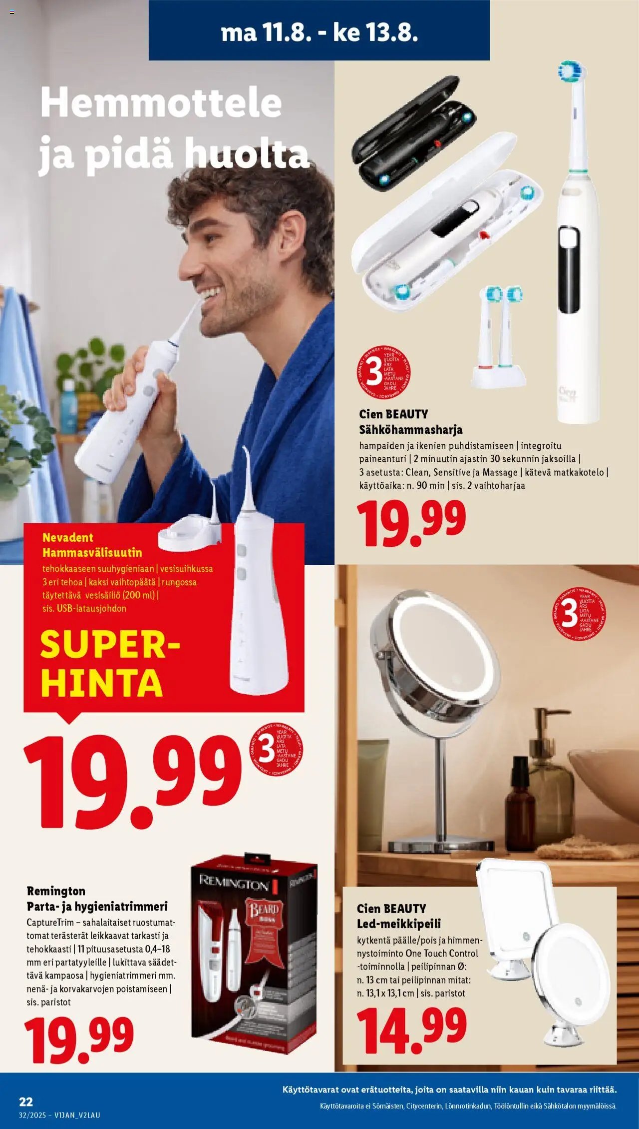 Lidl tarjoukset (2025-08-07 - 2025-08-13)