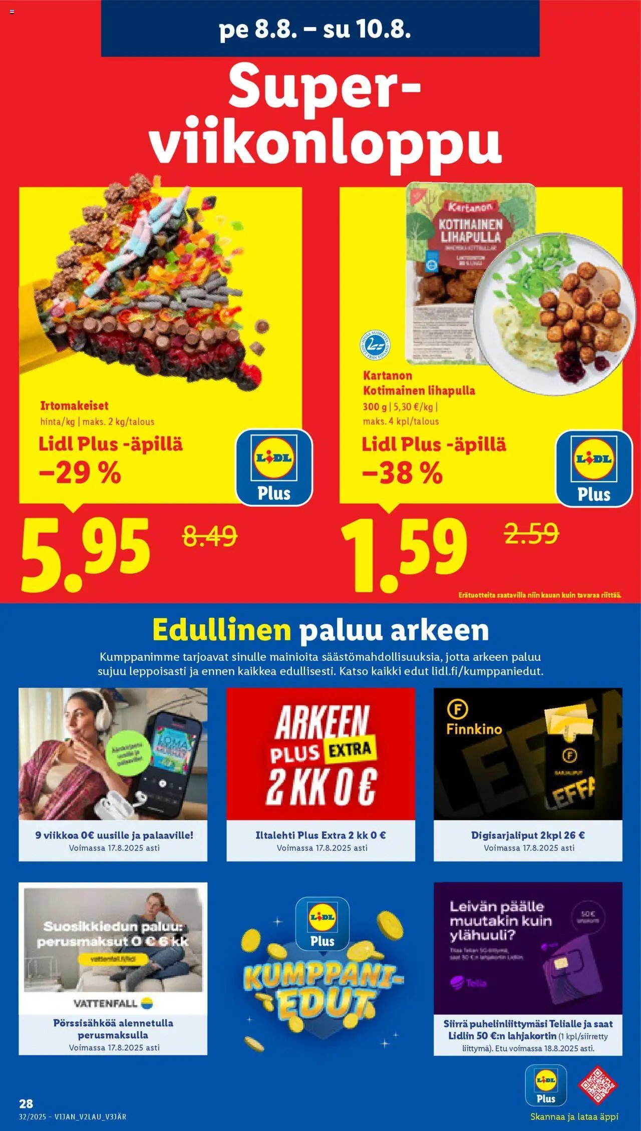 Lidl tarjoukset (2025-08-07 - 2025-08-13)