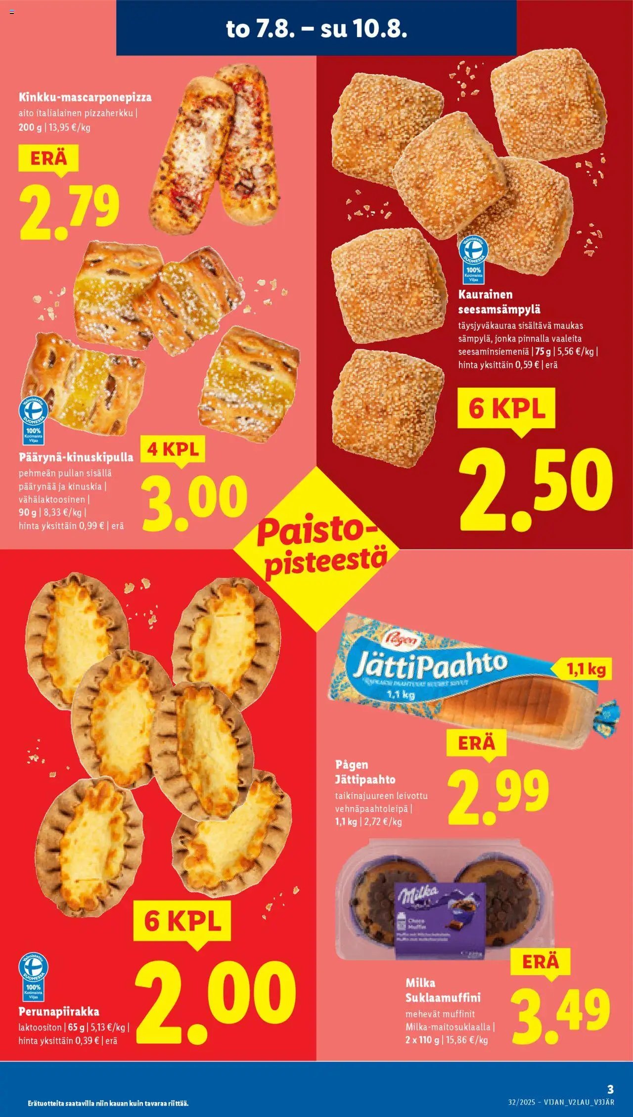 Lidl tarjoukset (2025-08-07 - 2025-08-13)