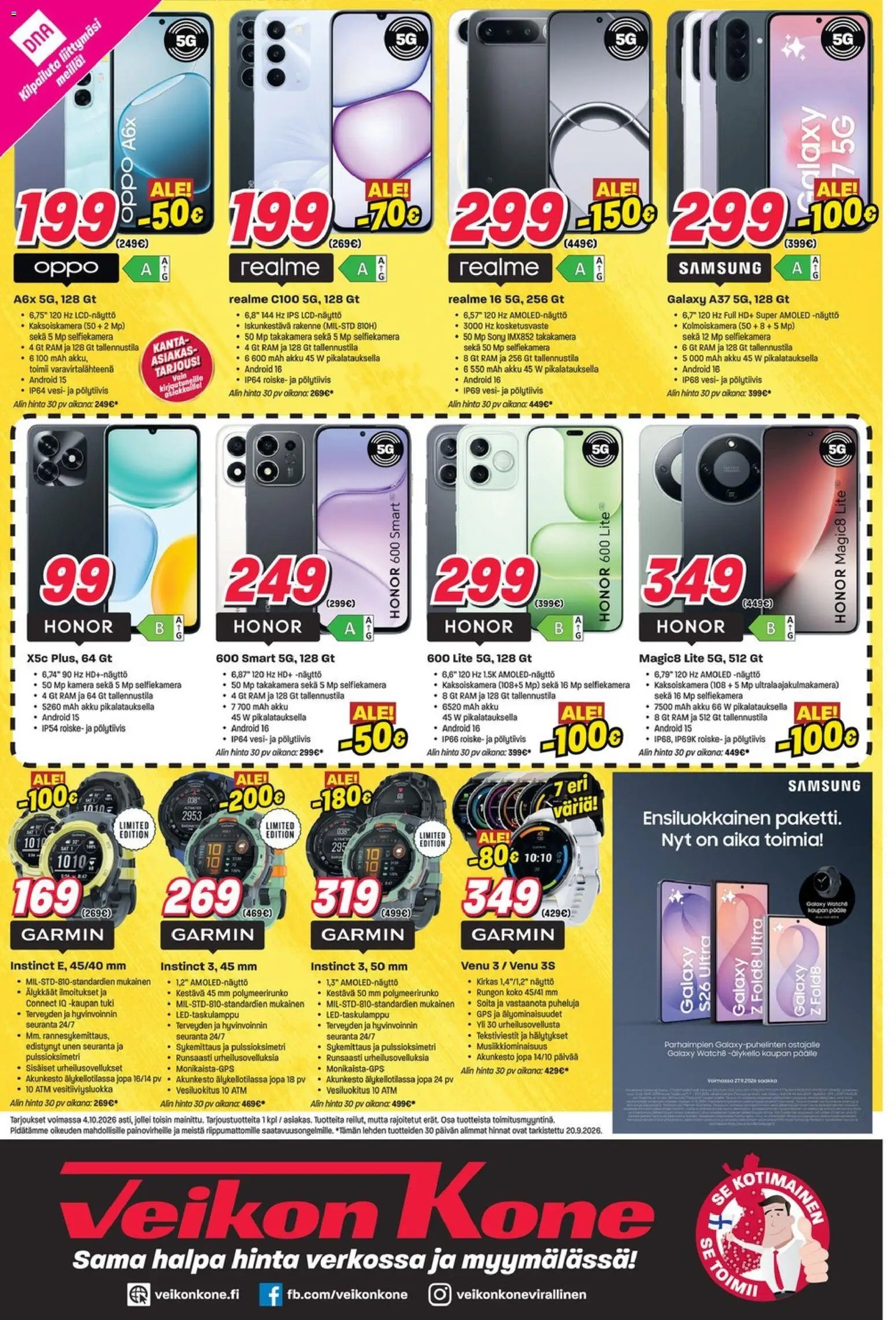 Veikon Kone tarjoukset