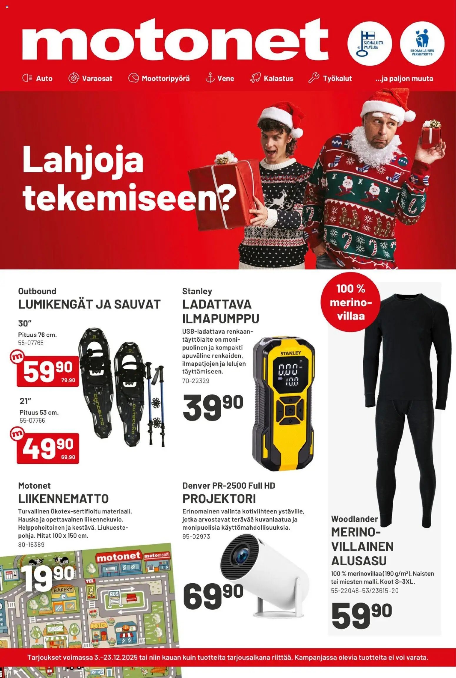 Motonet tarjoukset