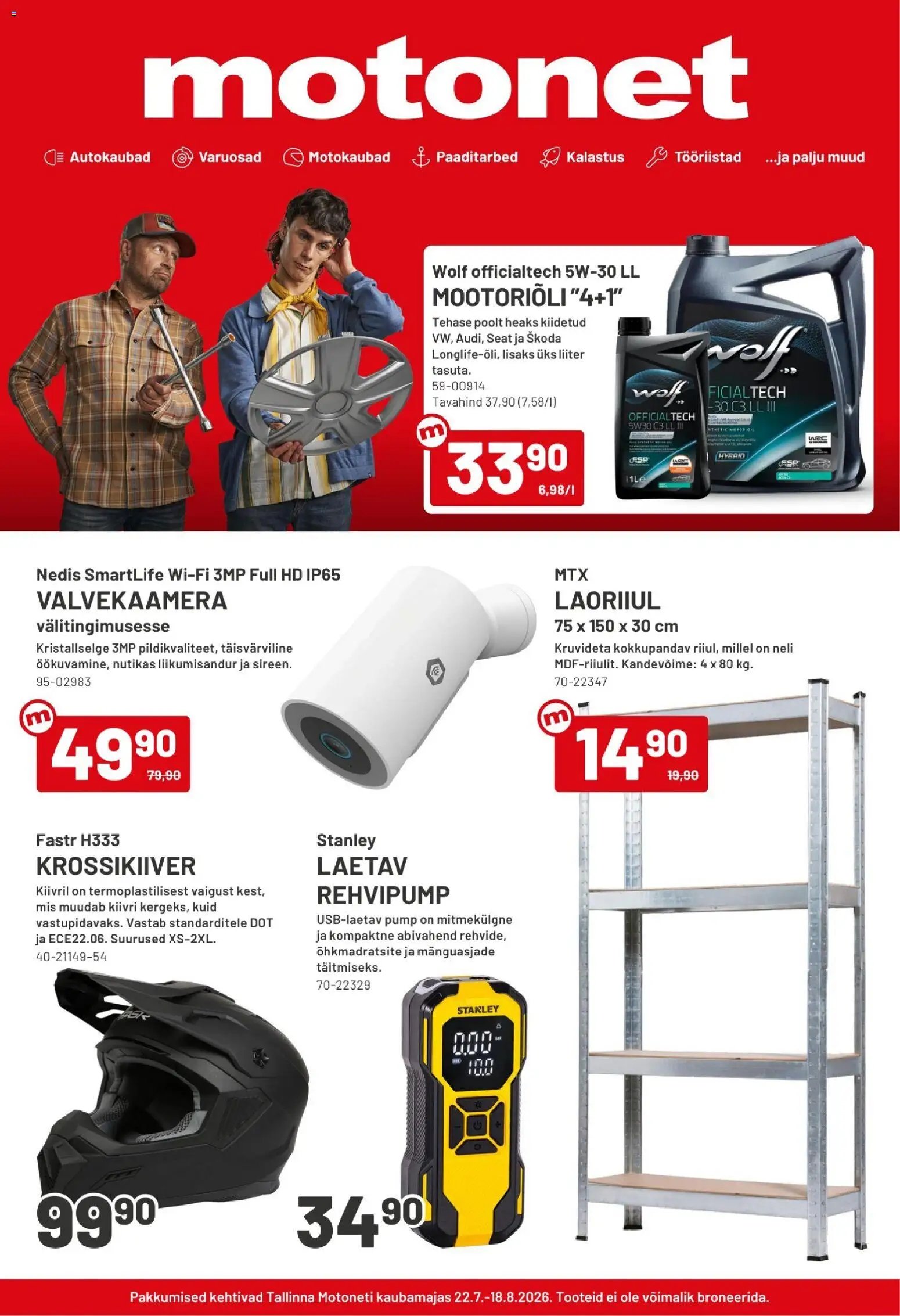 Motonet tarjoukset