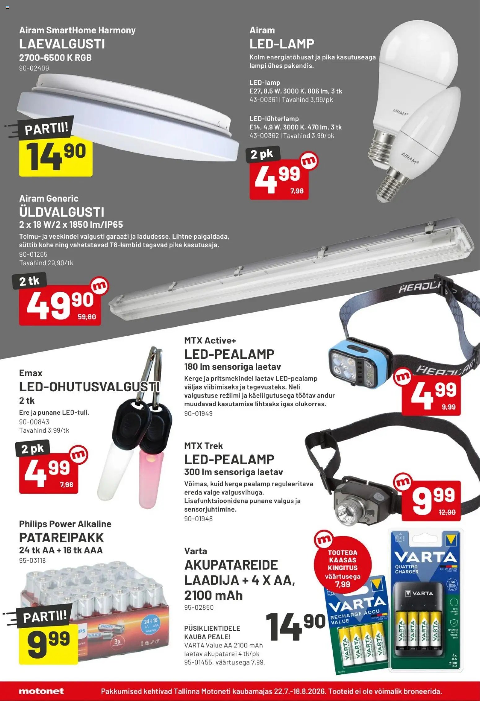 Motonet tarjoukset