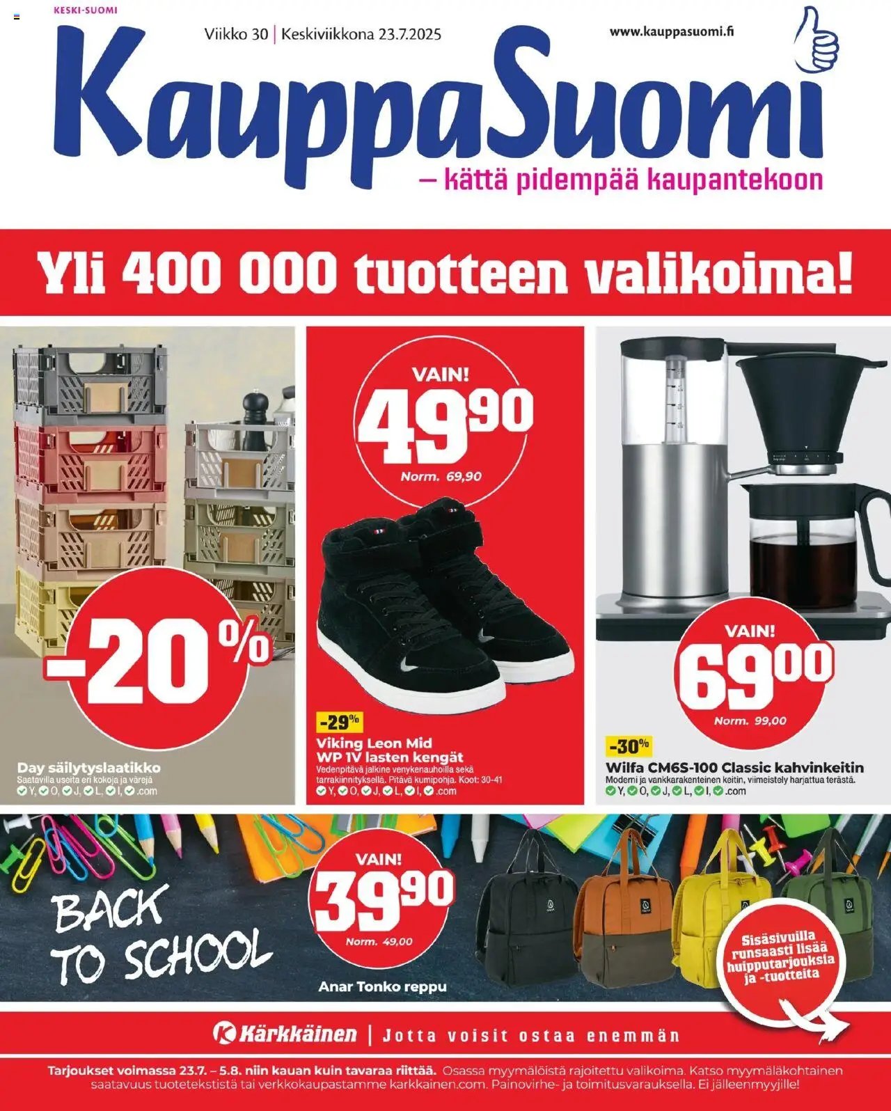 Kärkkäinen - KauppaSuomi Keski-Suomen painos (2025-07-23 - 2025-08-05)