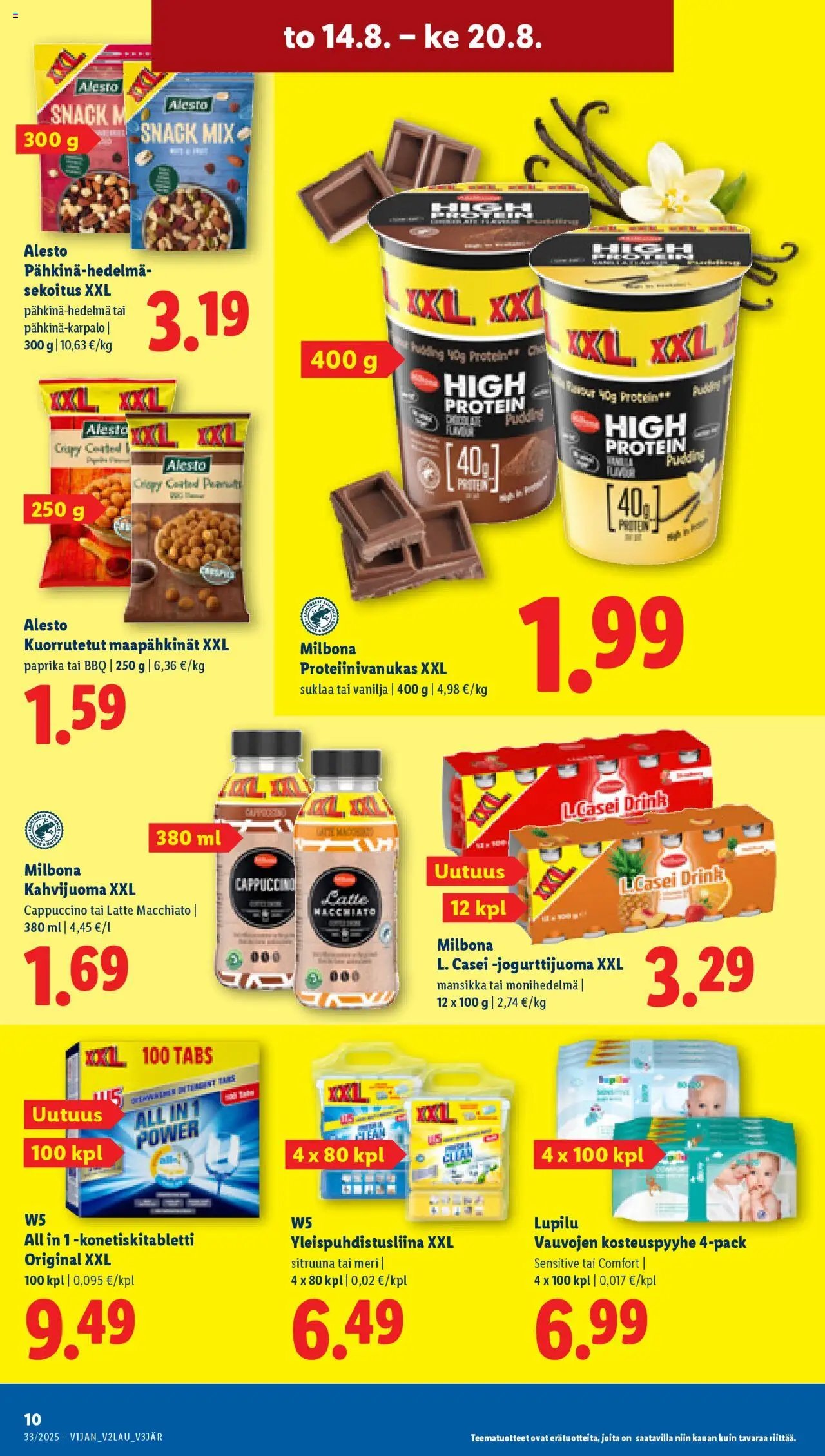 Lidl tarjoukset - Rovaniemi (2025-08-14 - 2025-08-20)