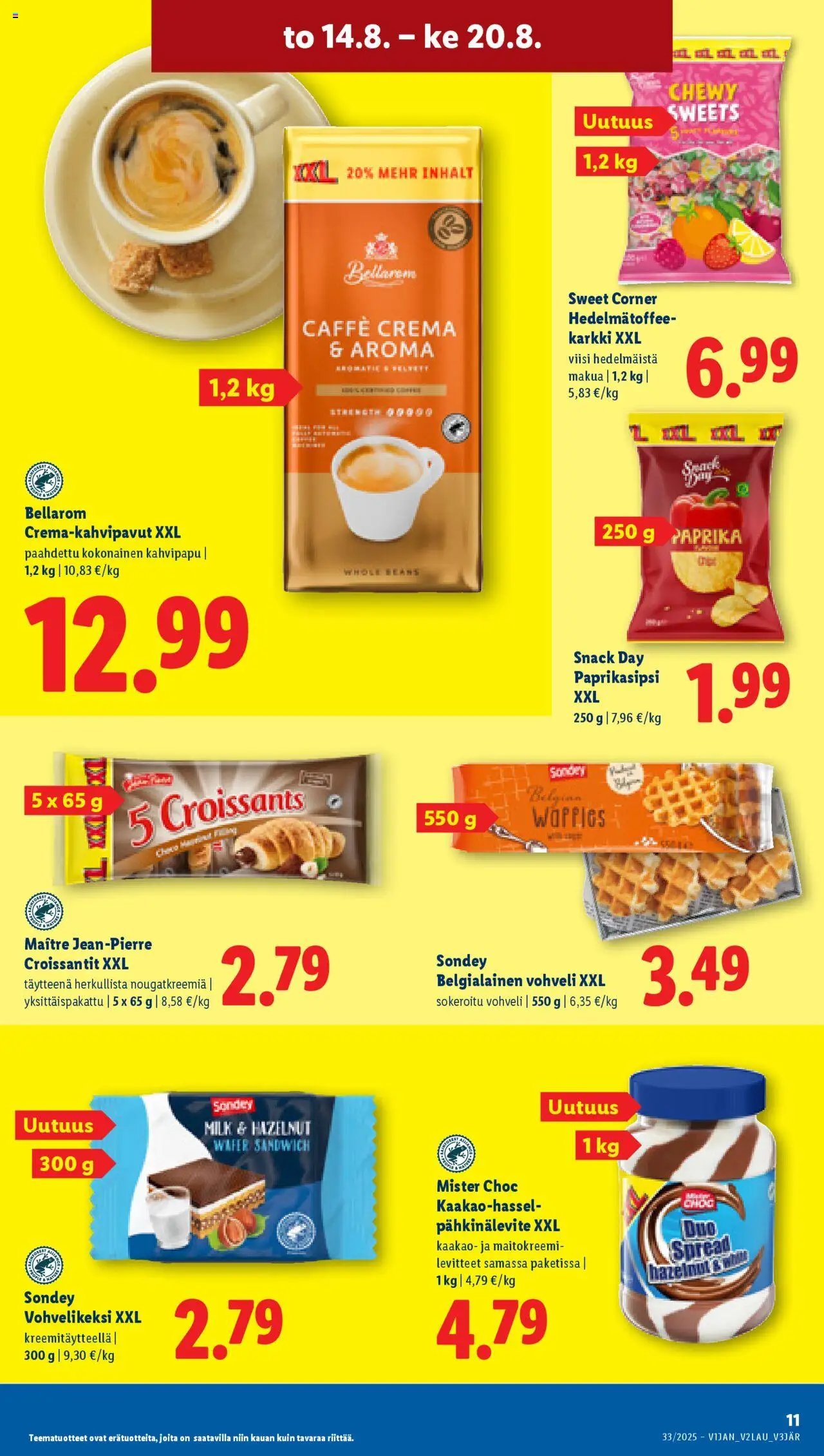 Lidl tarjoukset - Rovaniemi (2025-08-14 - 2025-08-20)