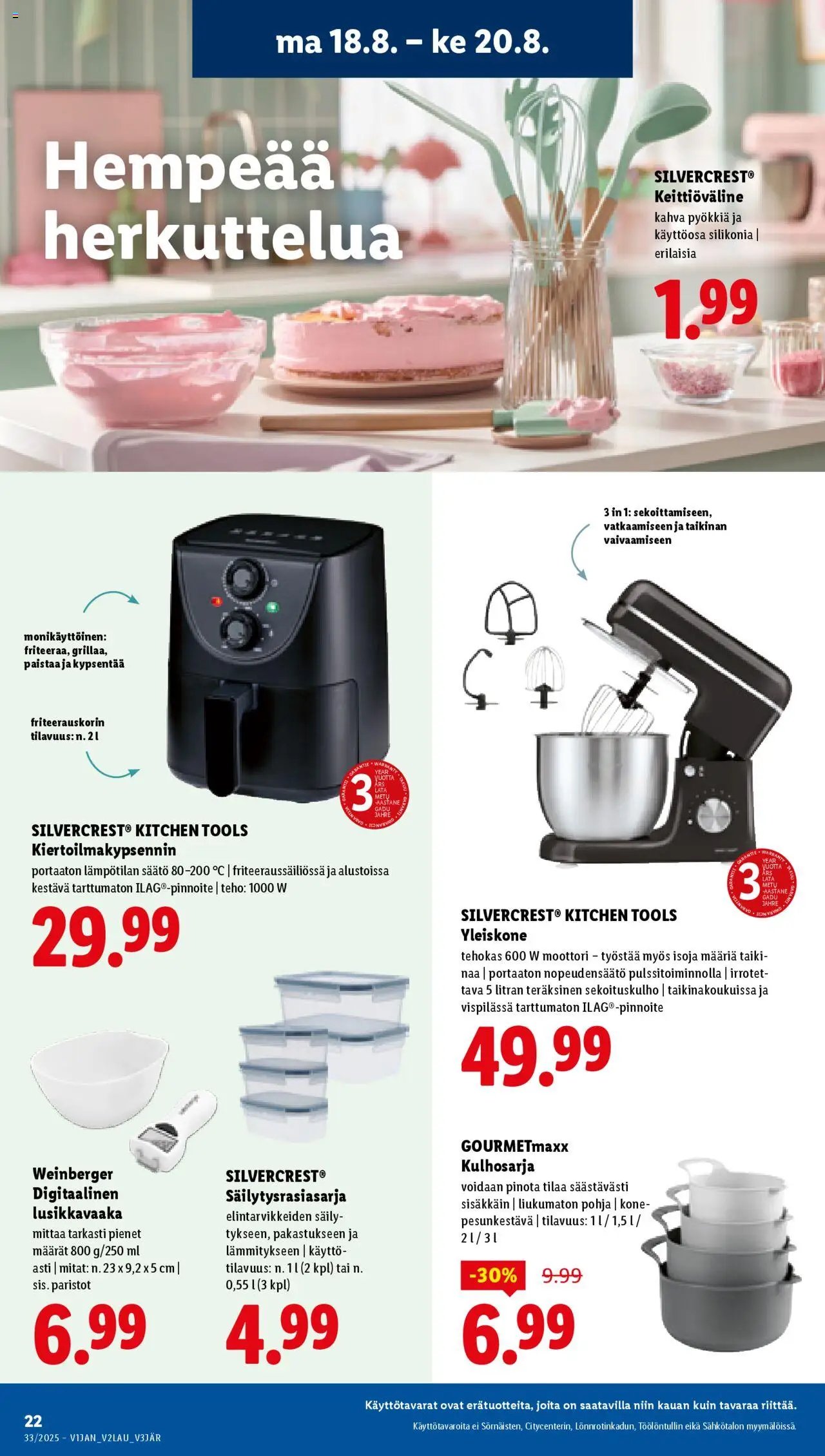Lidl tarjoukset - Rovaniemi (2025-08-14 - 2025-08-20)