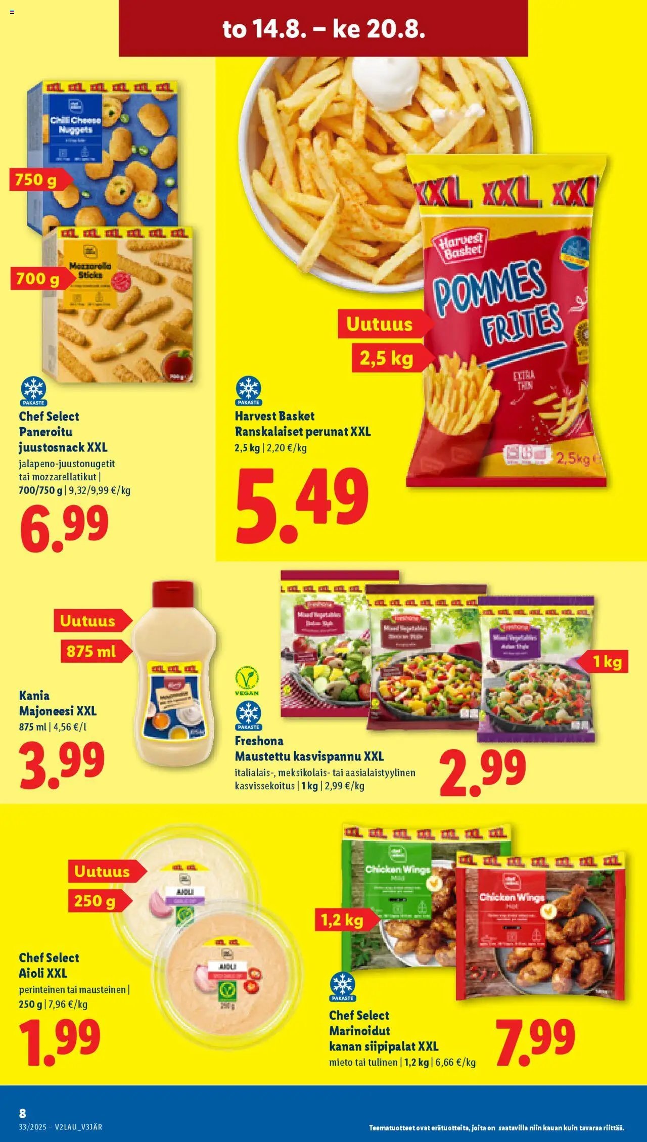 Lidl tarjoukset - Rovaniemi (2025-08-14 - 2025-08-20)