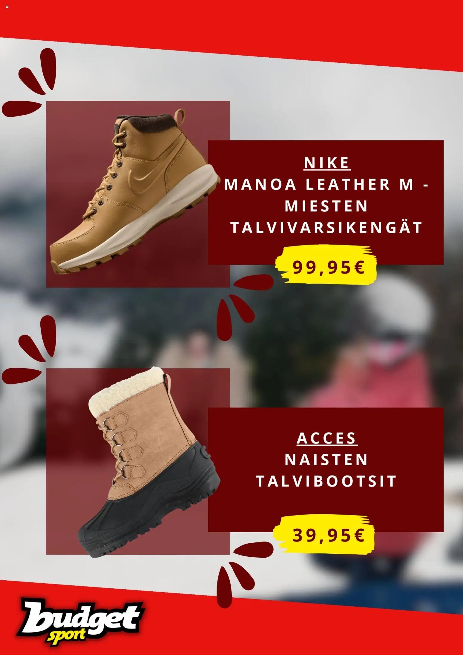 Budget Sport tarjoukset